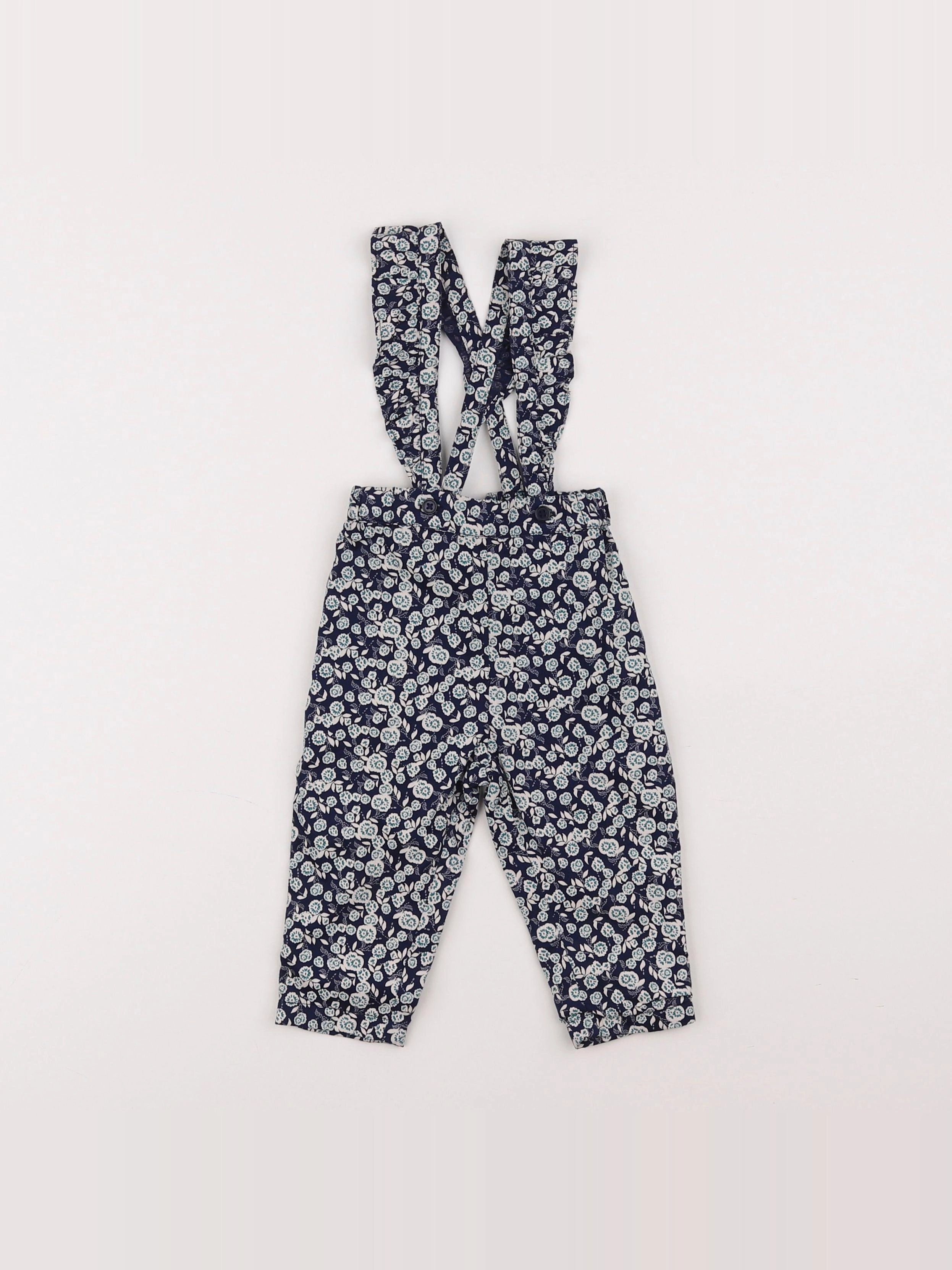 Boutchou - pantalon bleu - 6 mois