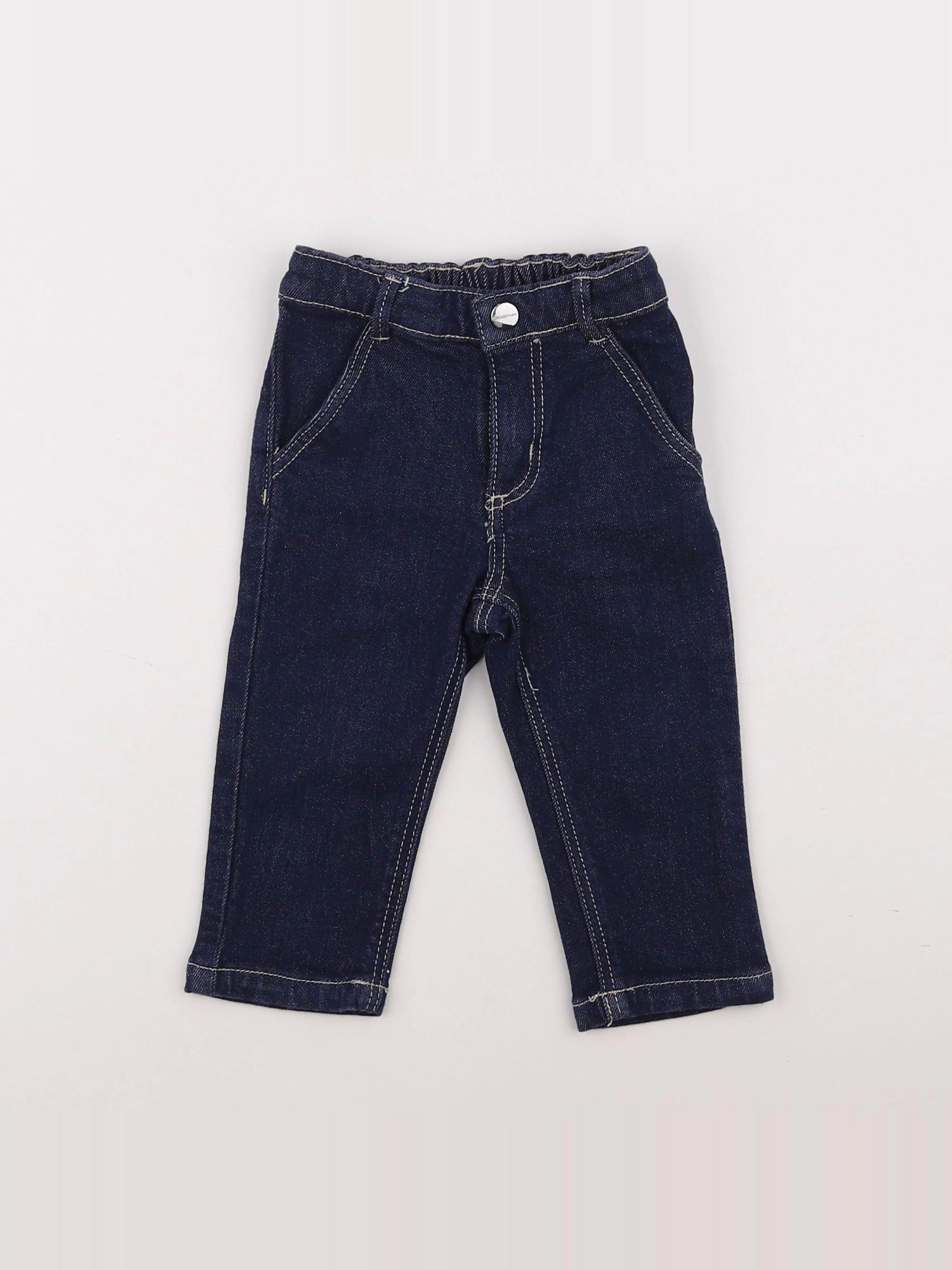 Jacadi - jean bleu - 12 mois