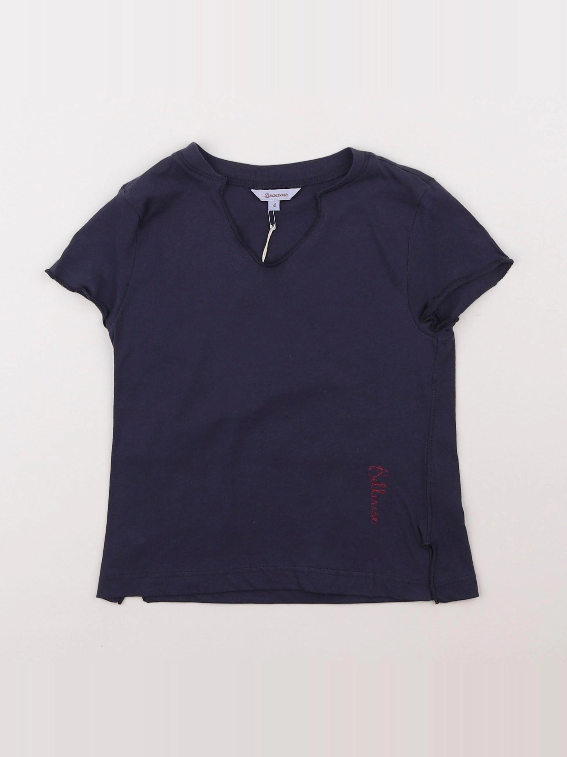 Bellerose - tee-shirt bleu - 4 ans
