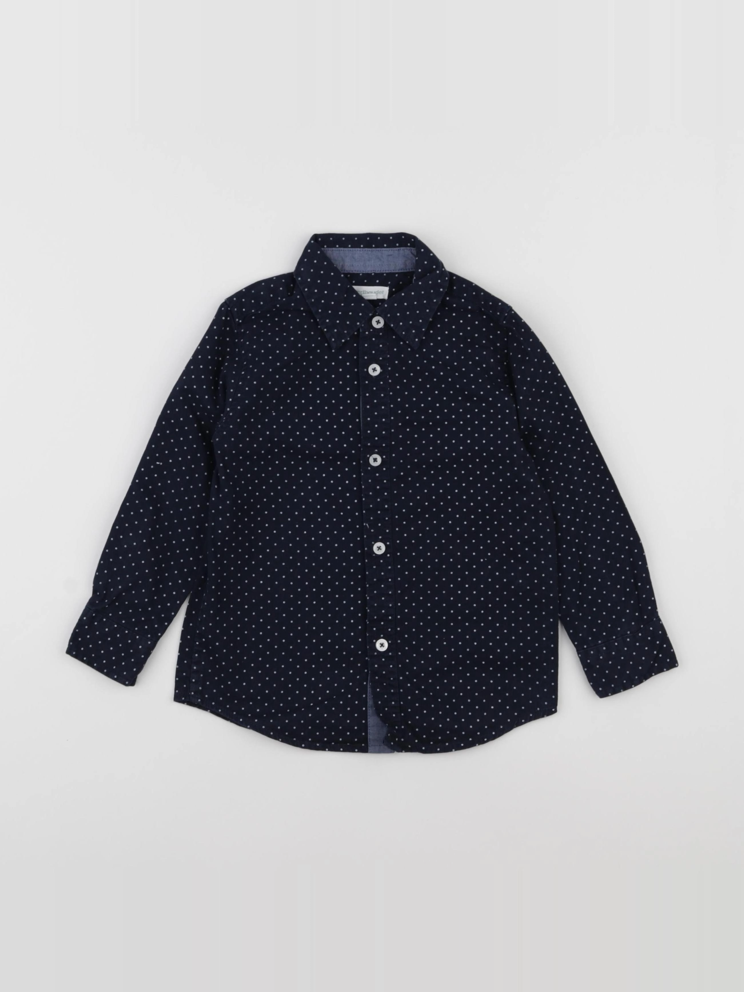 Vertbaudet - chemise bleu - 4 ans
