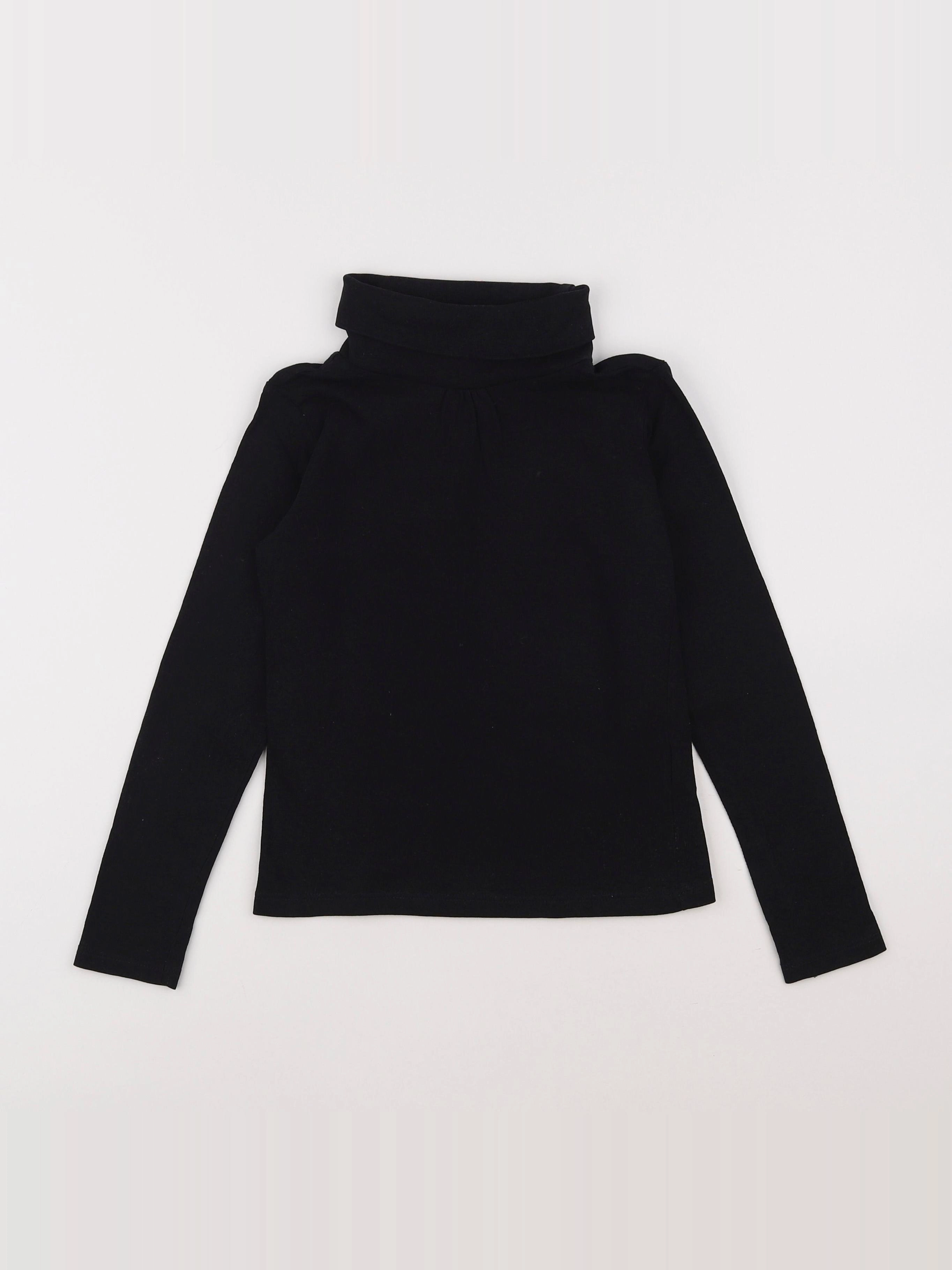Vertbaudet - sous-pull noir - 8 ans