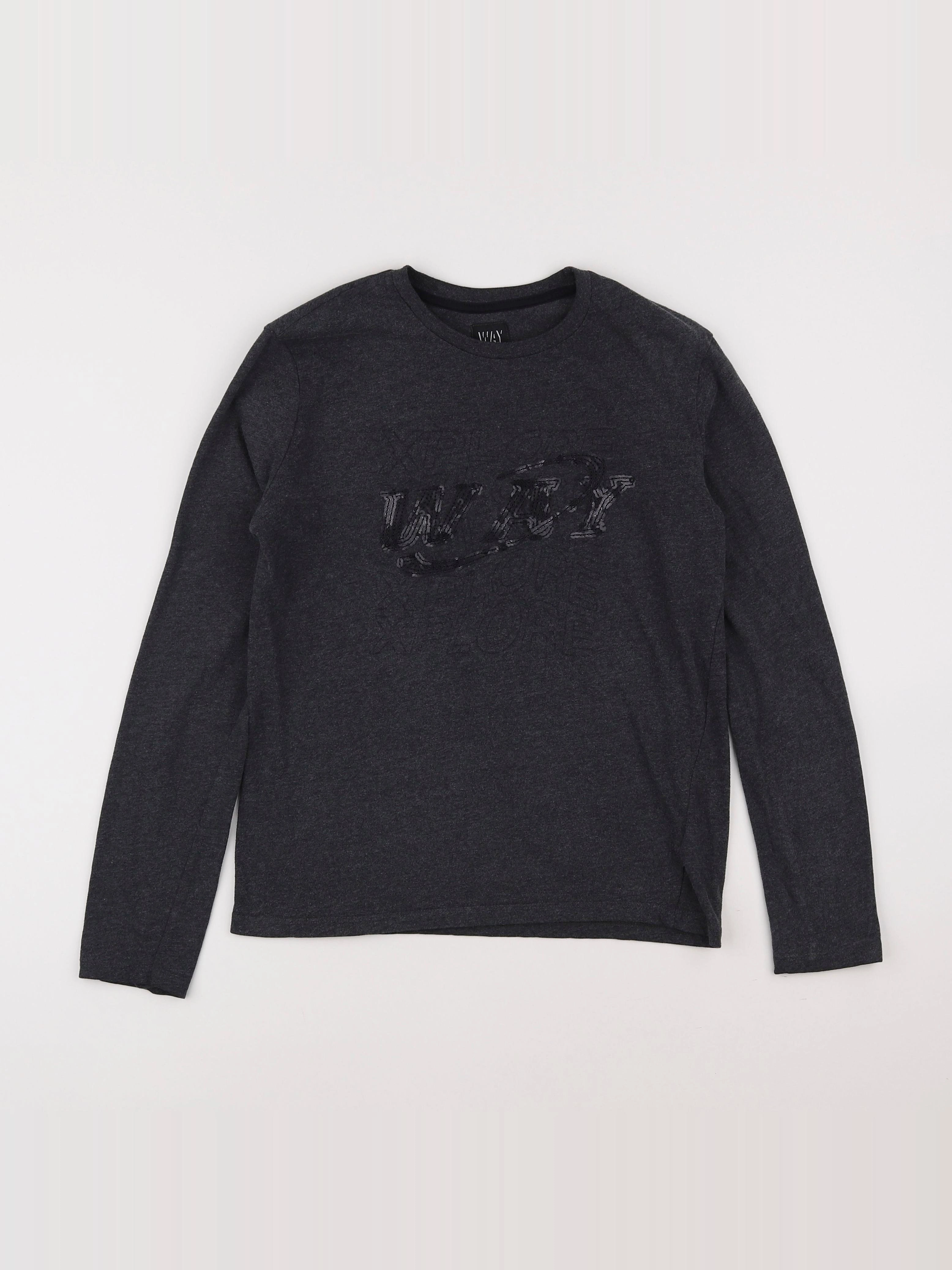IKKS - tee-shirt gris - 12 ans