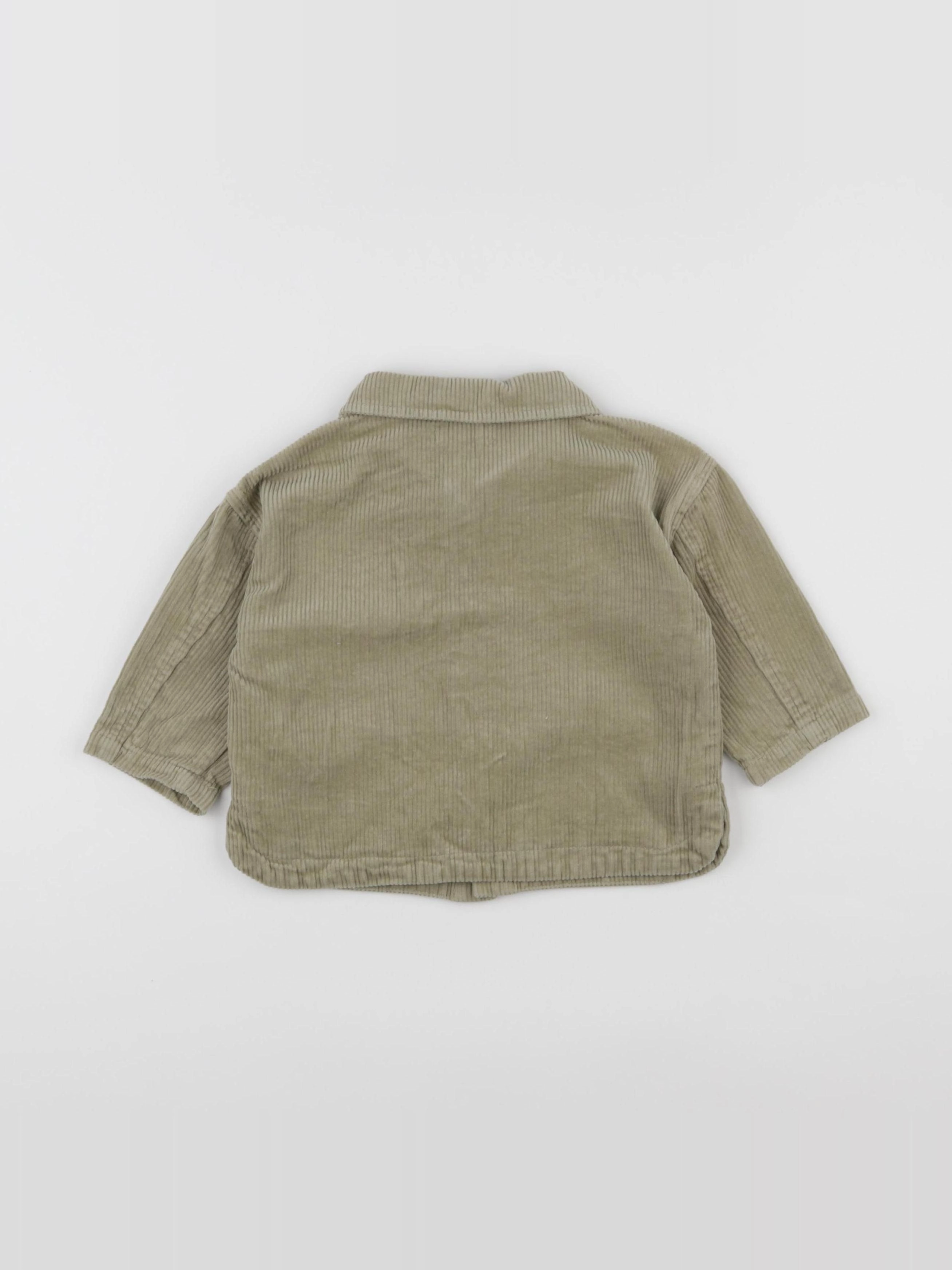 Vertbaudet - veste vert - 12 mois