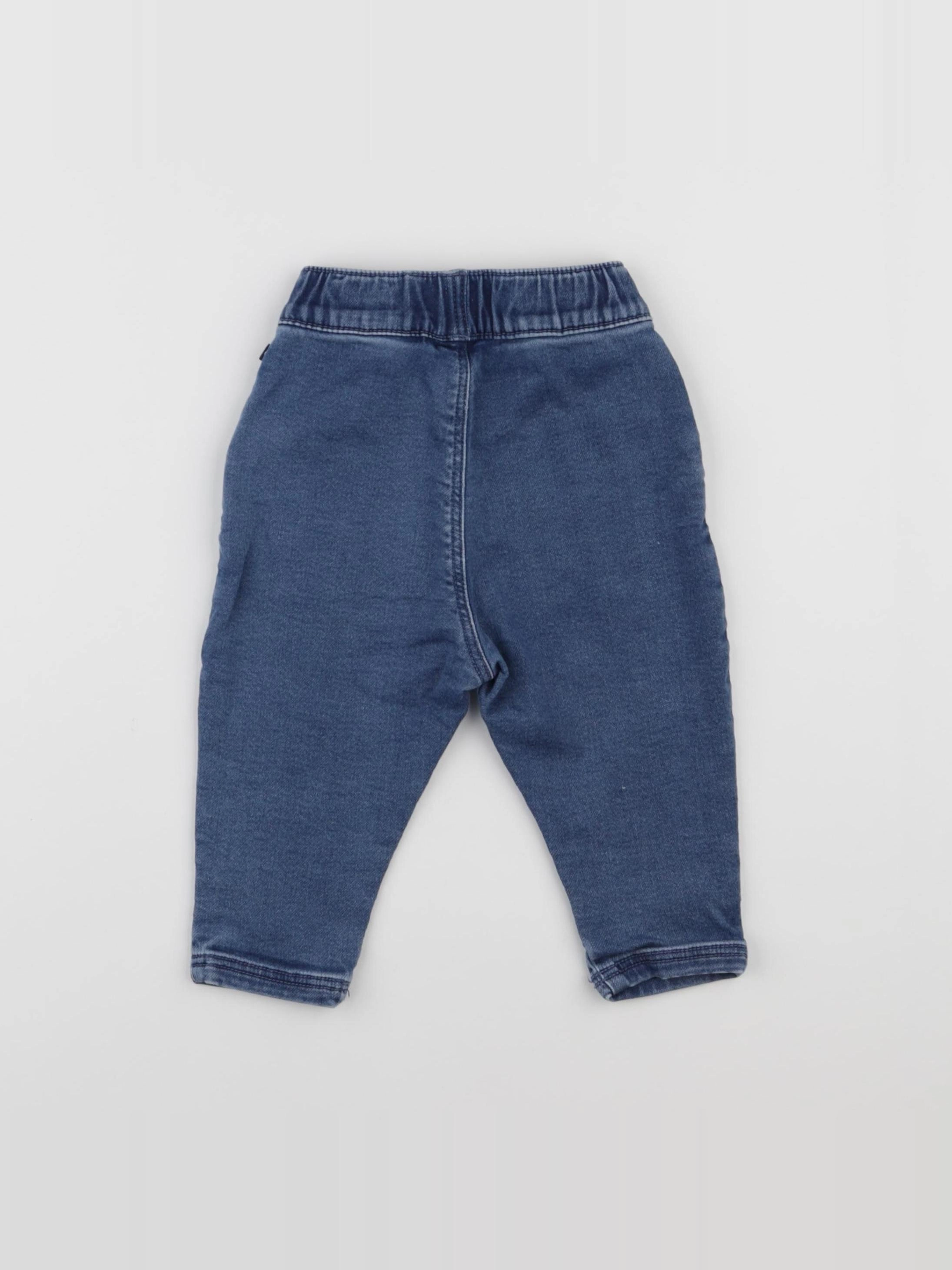 Petit Bateau - jean bleu - 12 mois