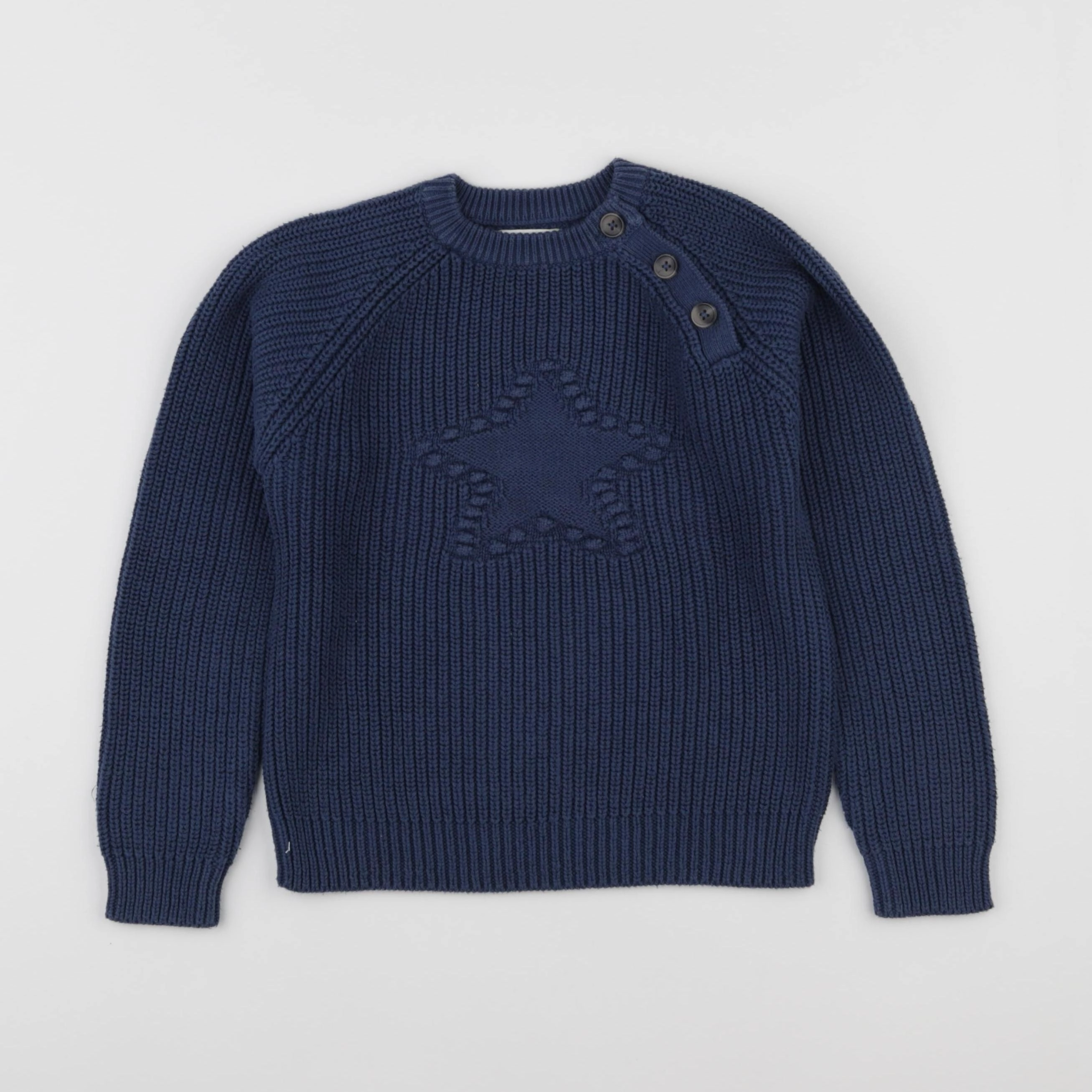 Vertbaudet - pull bleu - 8 ans
