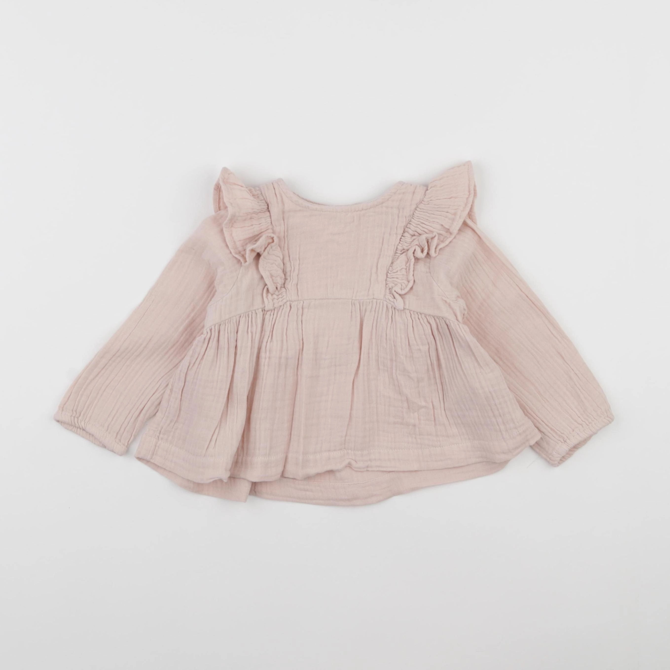Vertbaudet - blouse rose - 12 mois
