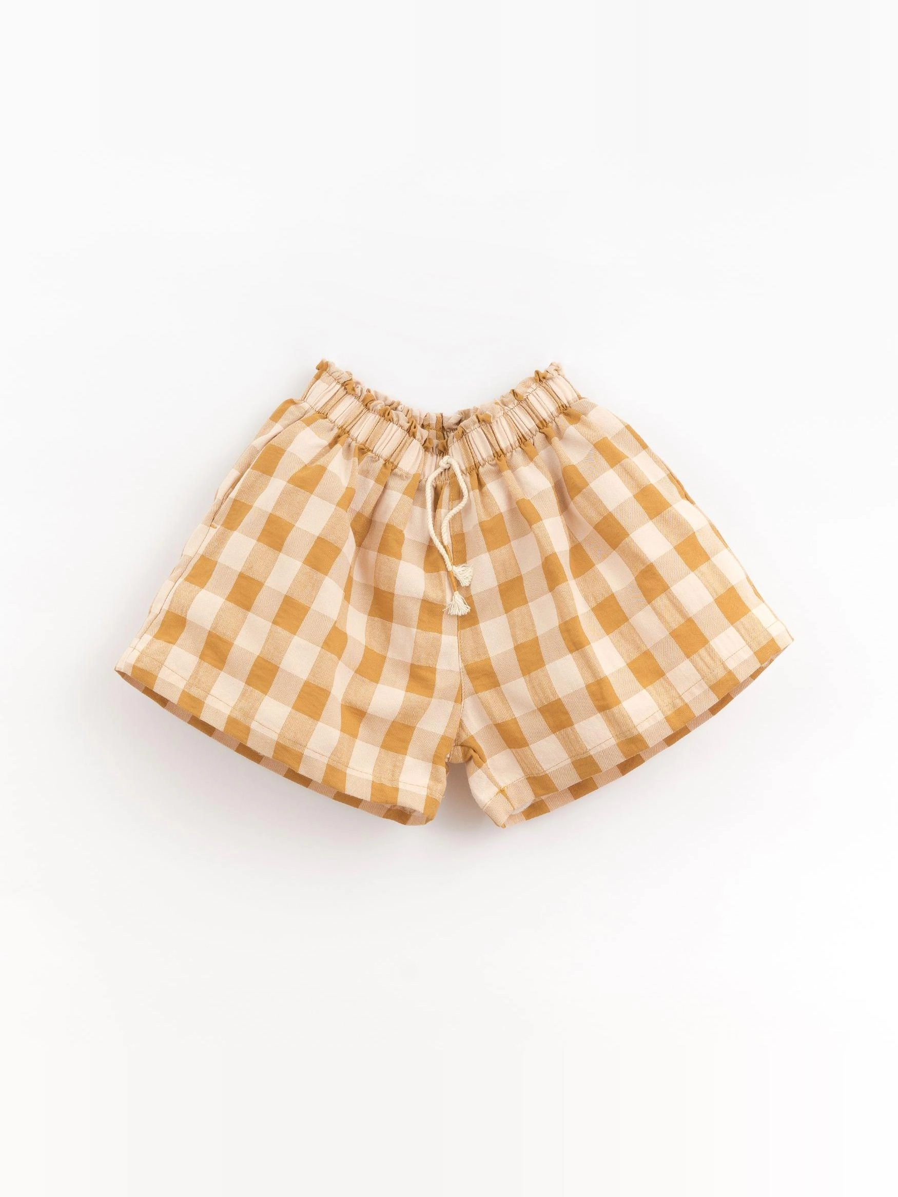 Play Up - Short vichy jaune - 12 ans
