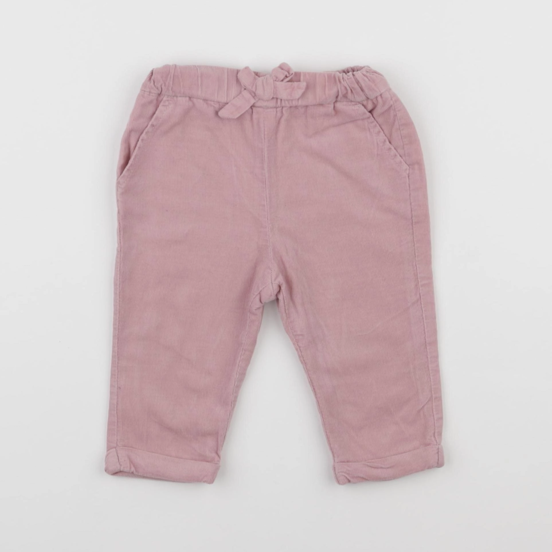 Vertbaudet - pantalon rose - 9 mois