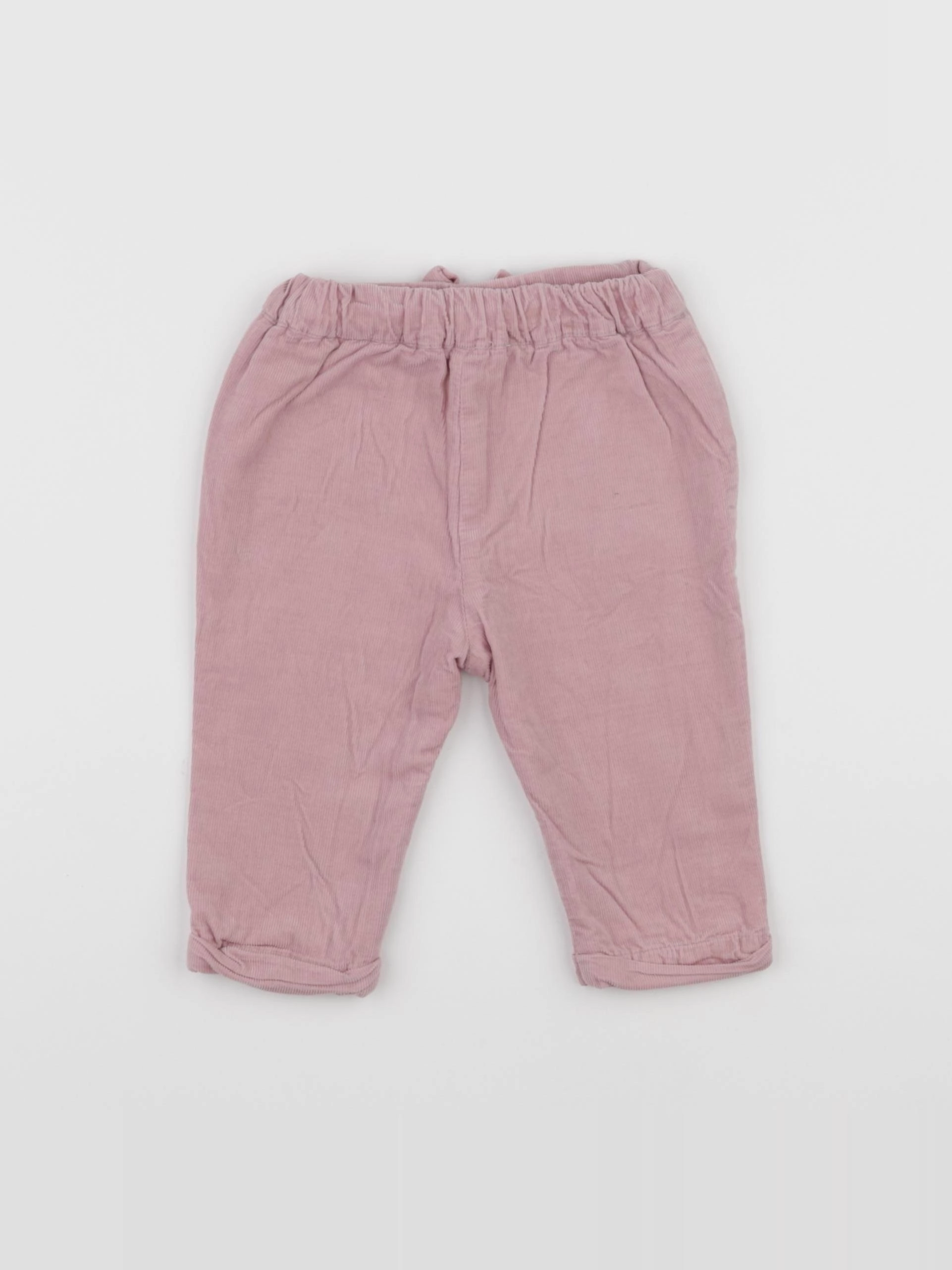 Vertbaudet - pantalon rose - 9 mois