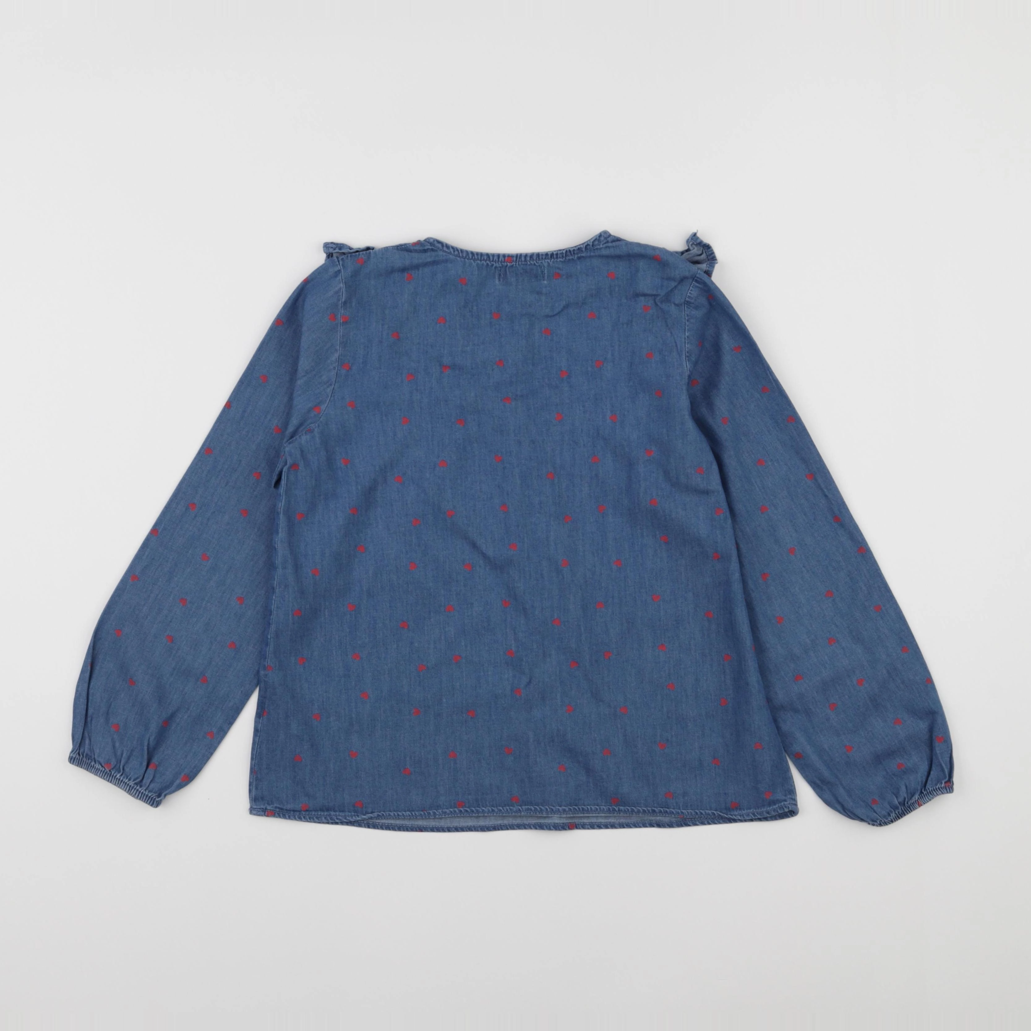 Vertbaudet - blouse bleu - 9 ans