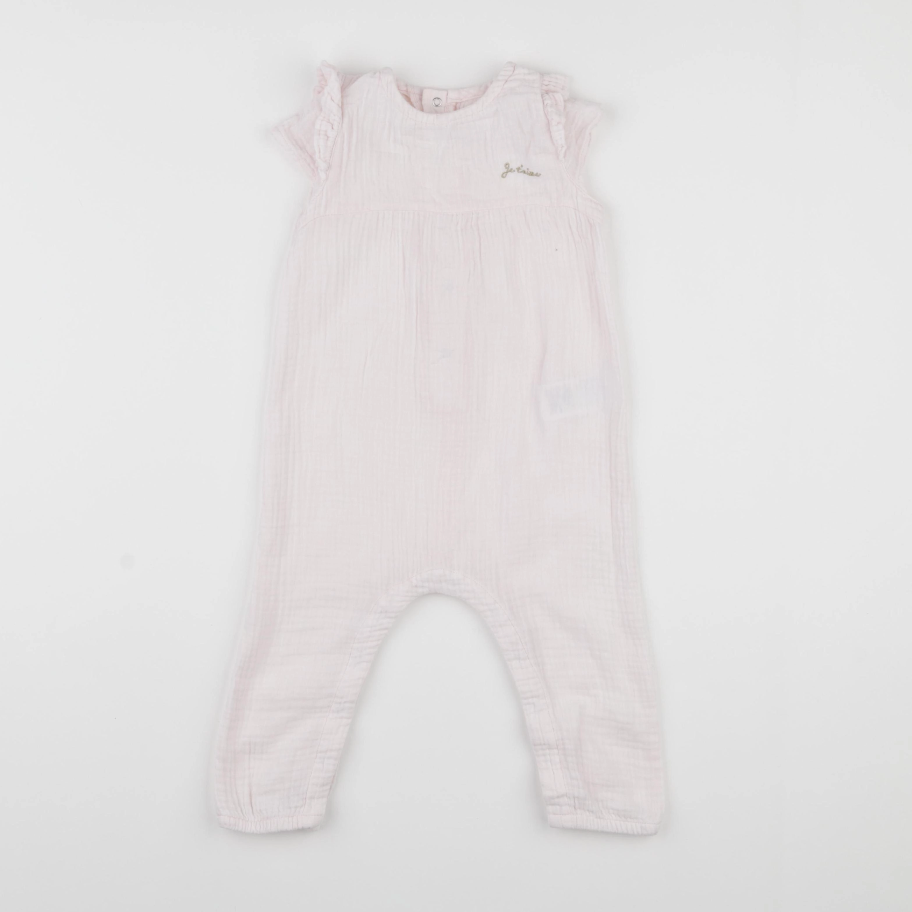 Vertbaudet - combinaison rose - 18 mois