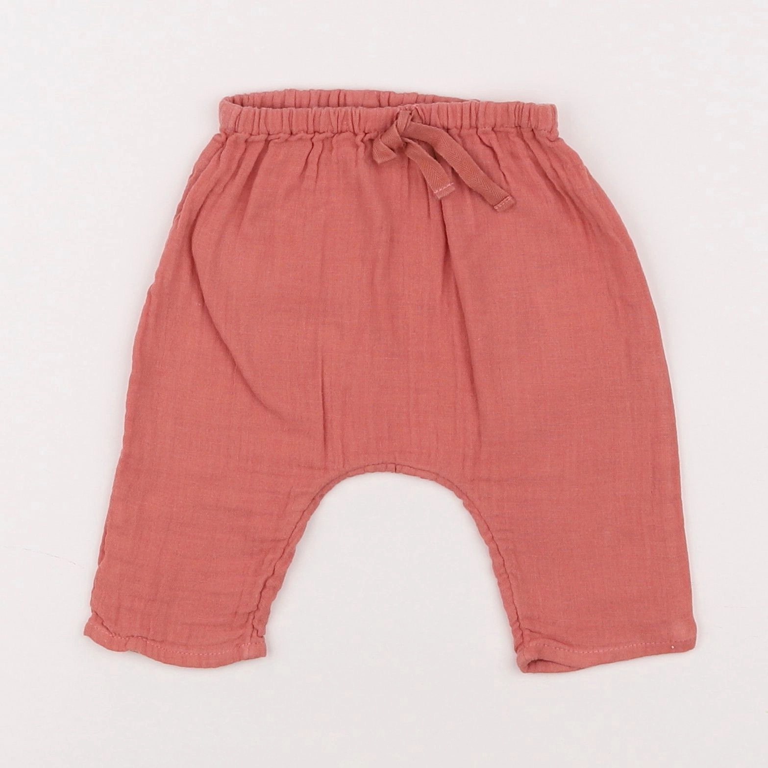 Petit Bateau - sarouel rouge - 3 mois