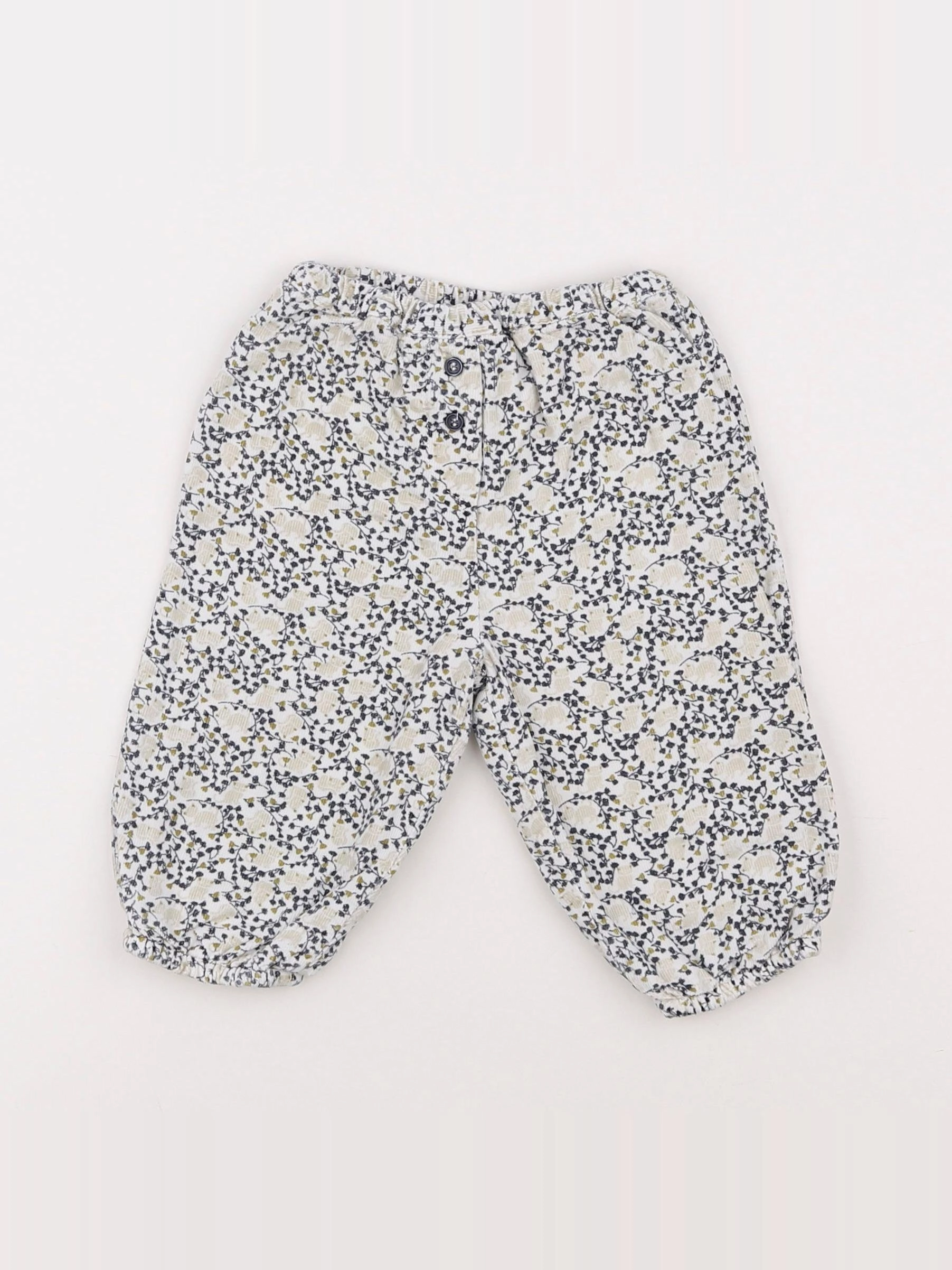 Boutchou - pantalon blanc - 6 mois