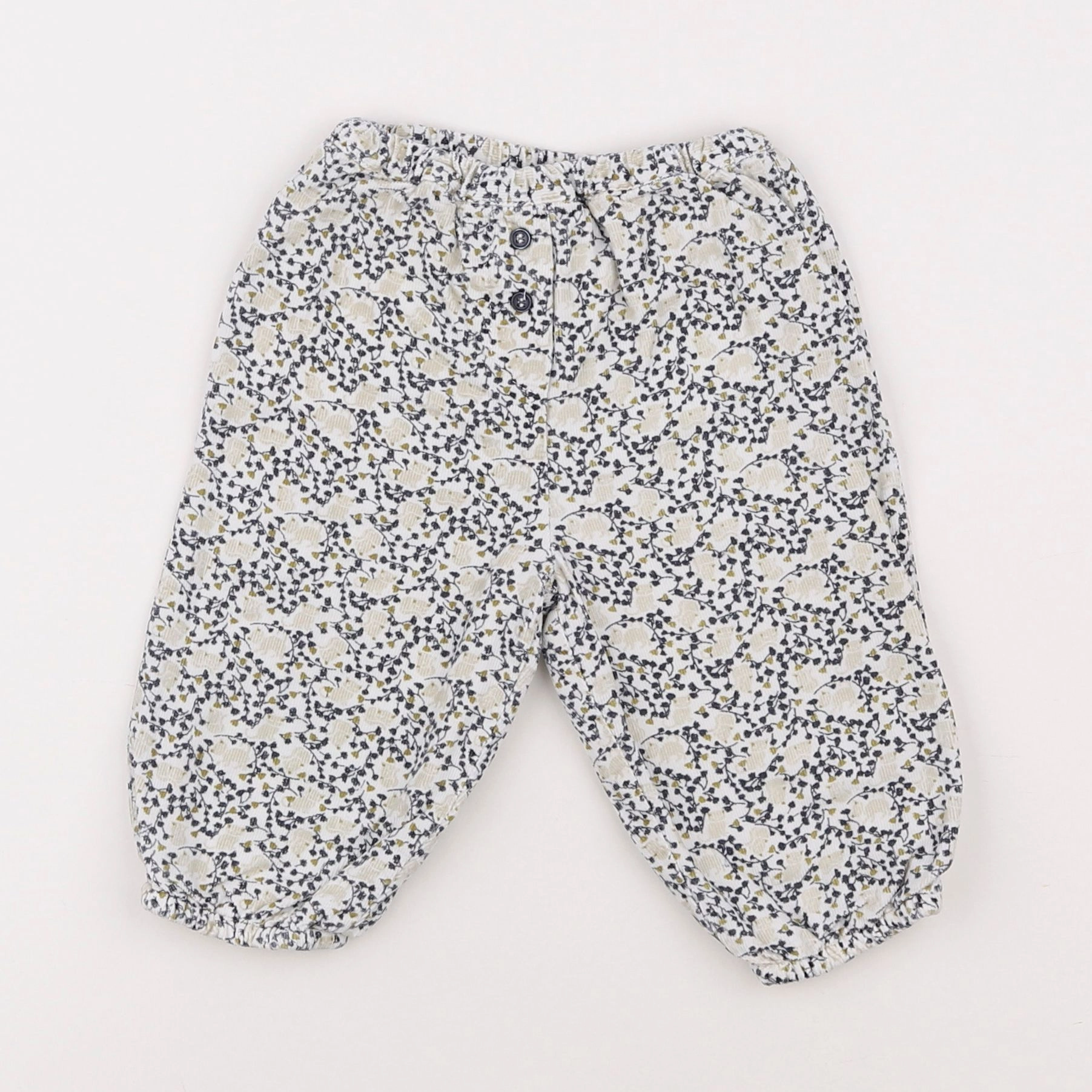 Boutchou - pantalon blanc - 6 mois