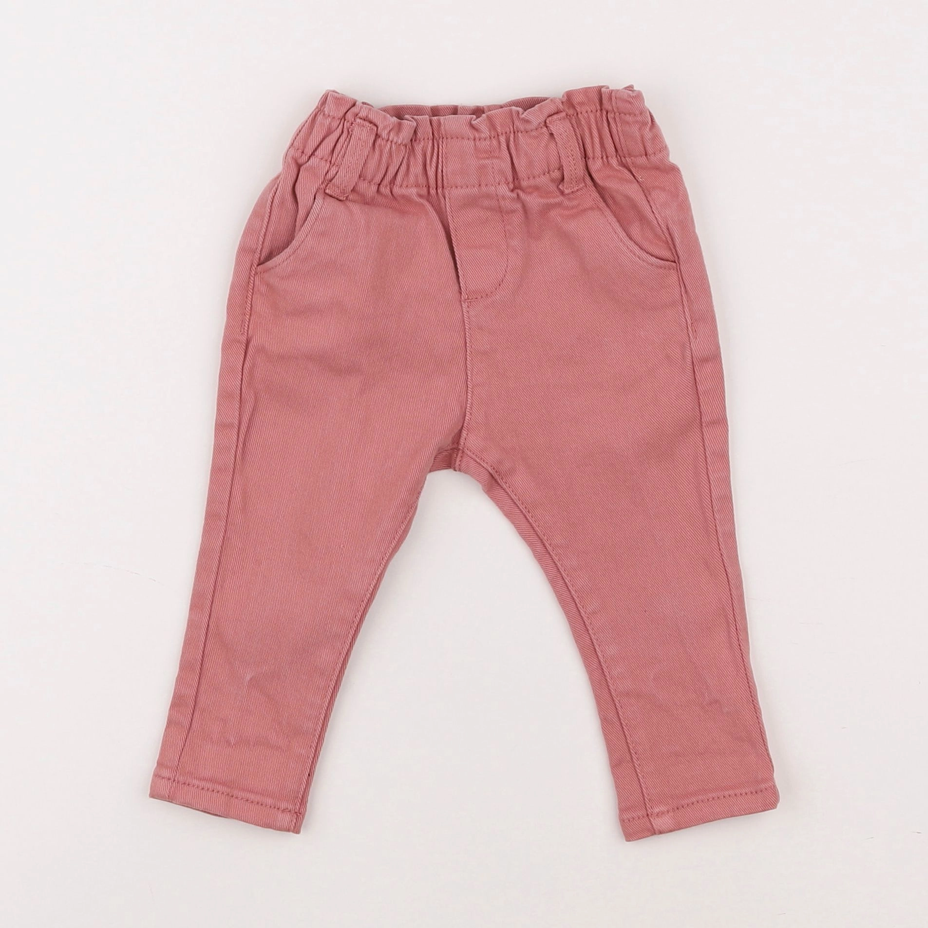 Vertbaudet - pantalon rose - 6 mois