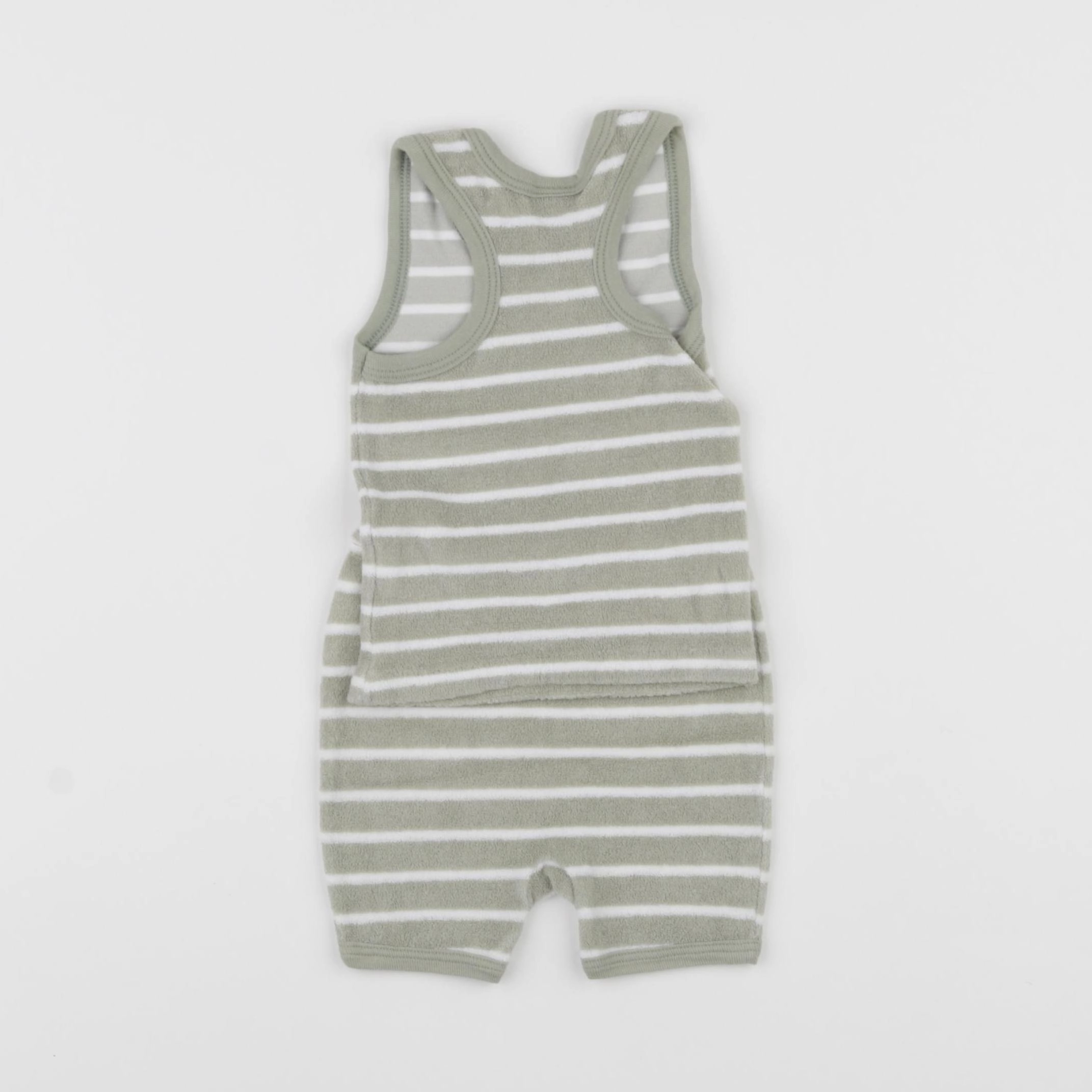Petit Bateau - ensemble vert - 6 mois
