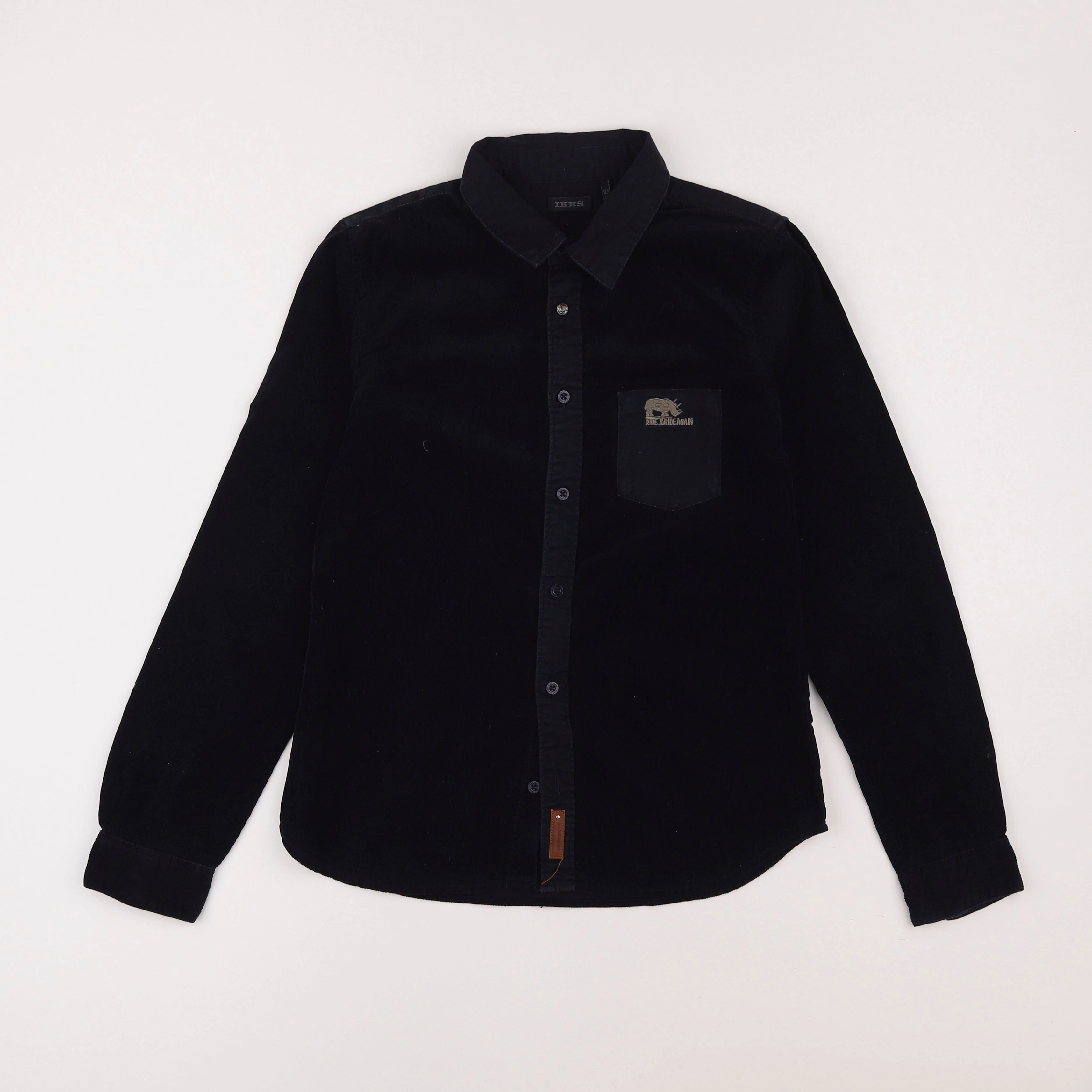 IKKS - chemise noir - 12 ans