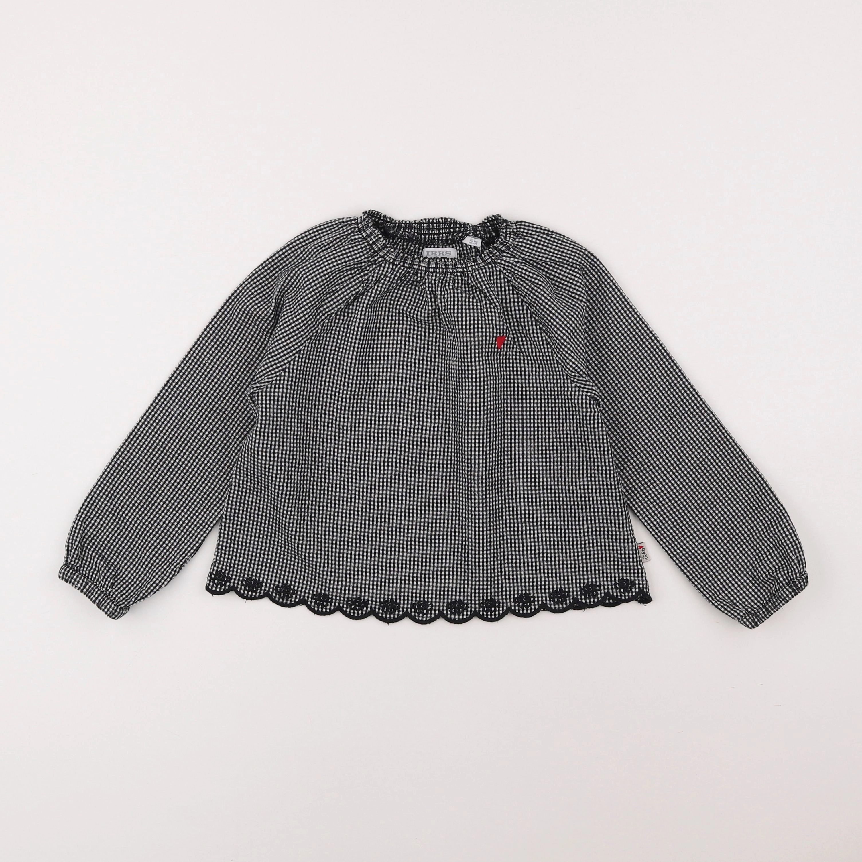 IKKS - blouse noir, blanc - 3 ans