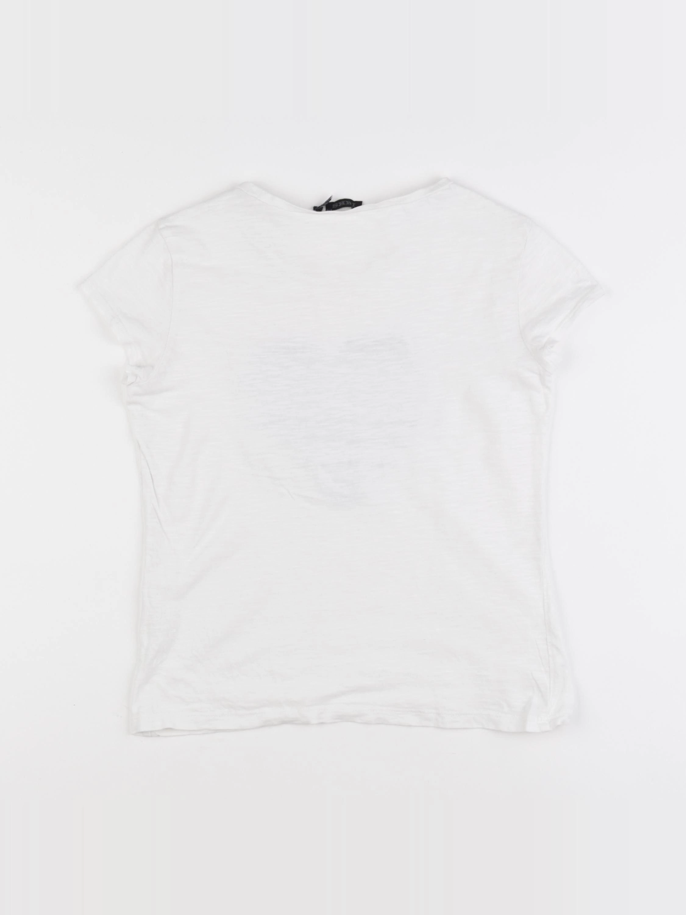 IKKS - tee-shirt blanc - 10 ans