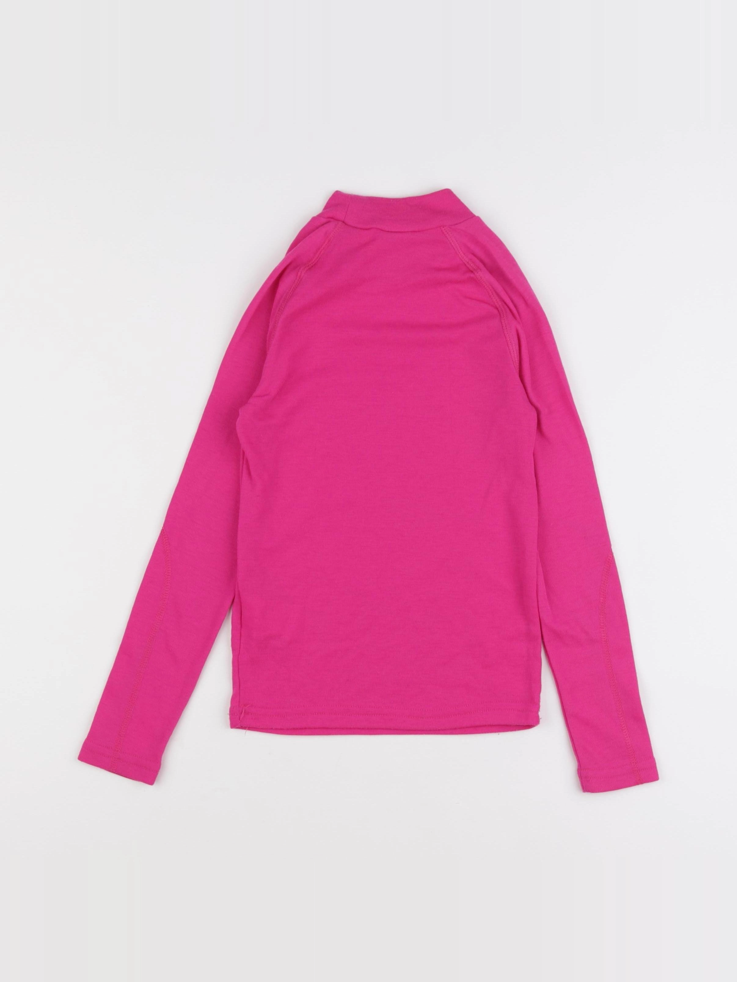 Decathlon ski - sous-pull technique rose - 8 ans