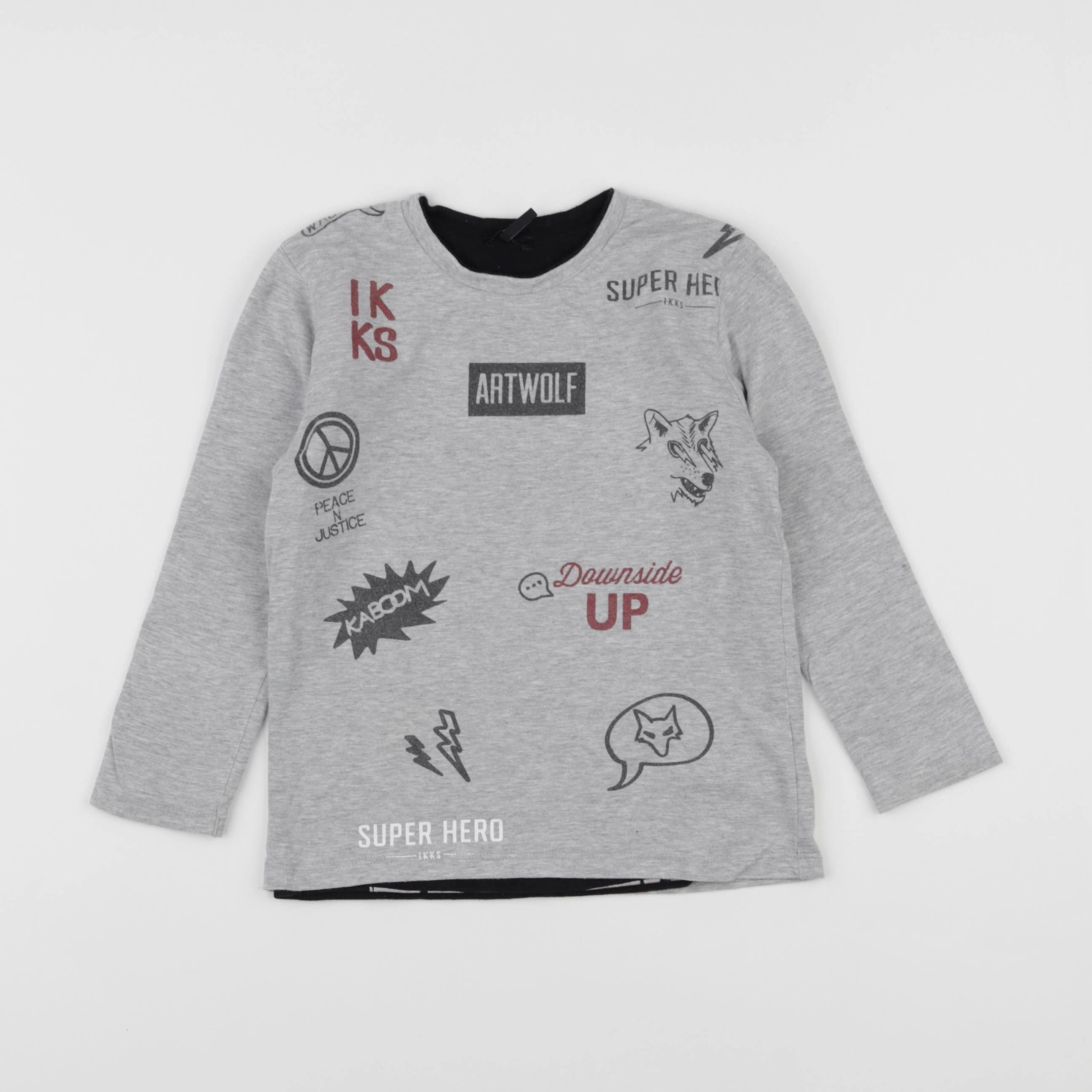IKKS - tee-shirt gris - 3 ans