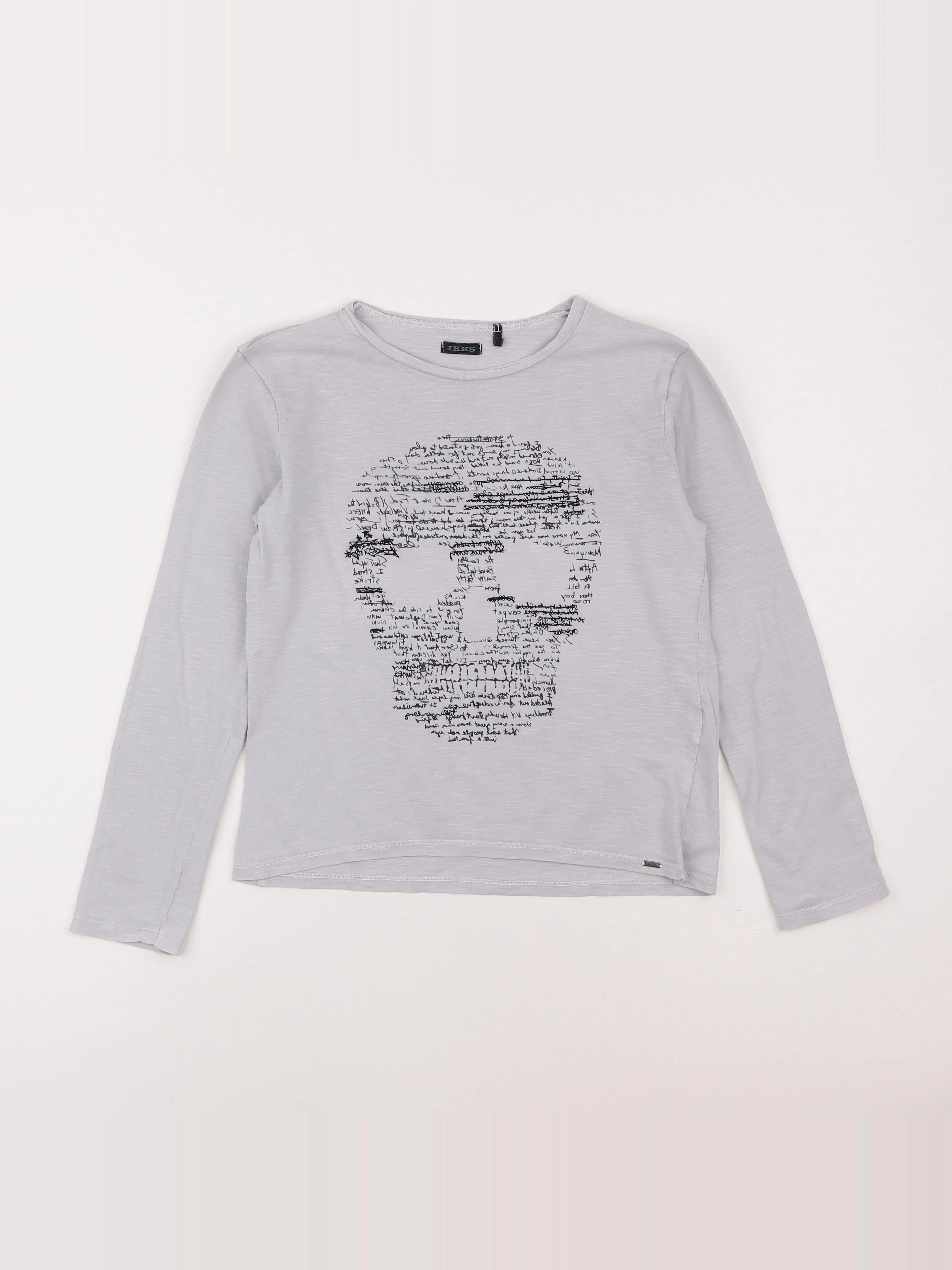 IKKS - tee-shirt gris - 10 ans
