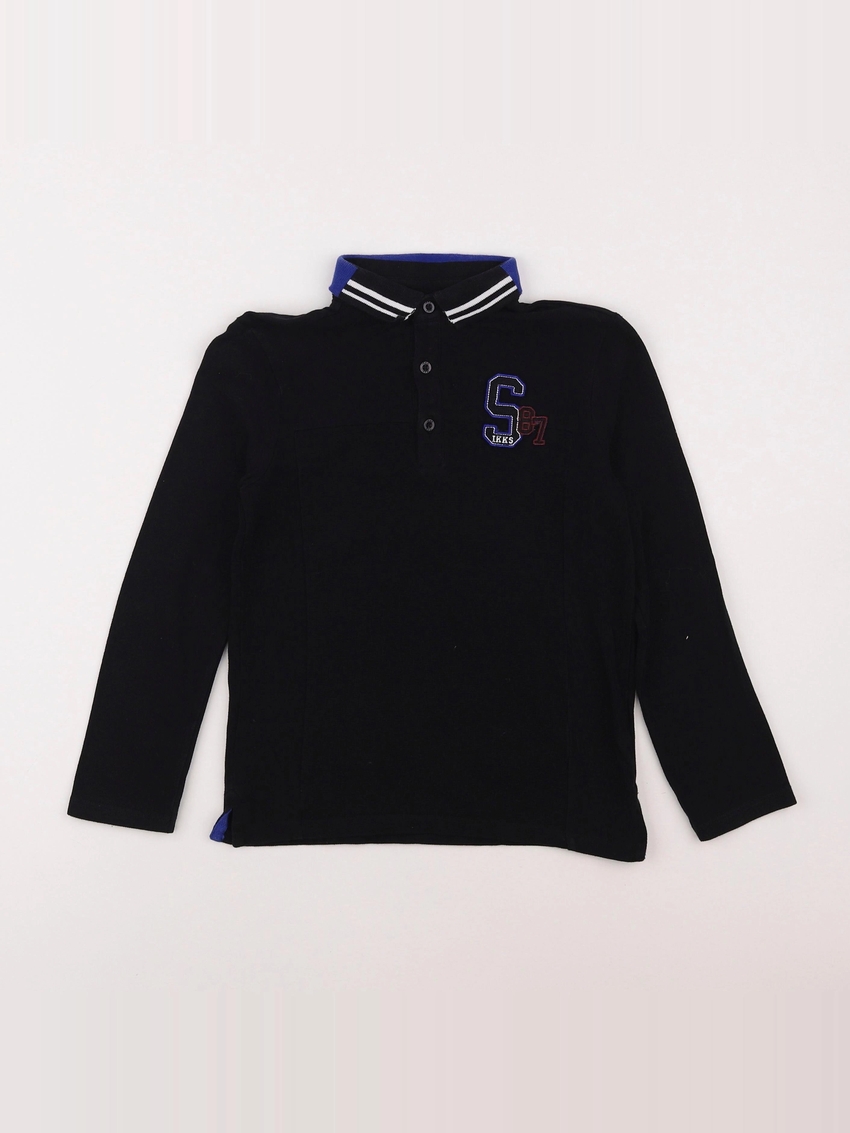 IKKS - polo imprimé au dos bleu - 8 ans