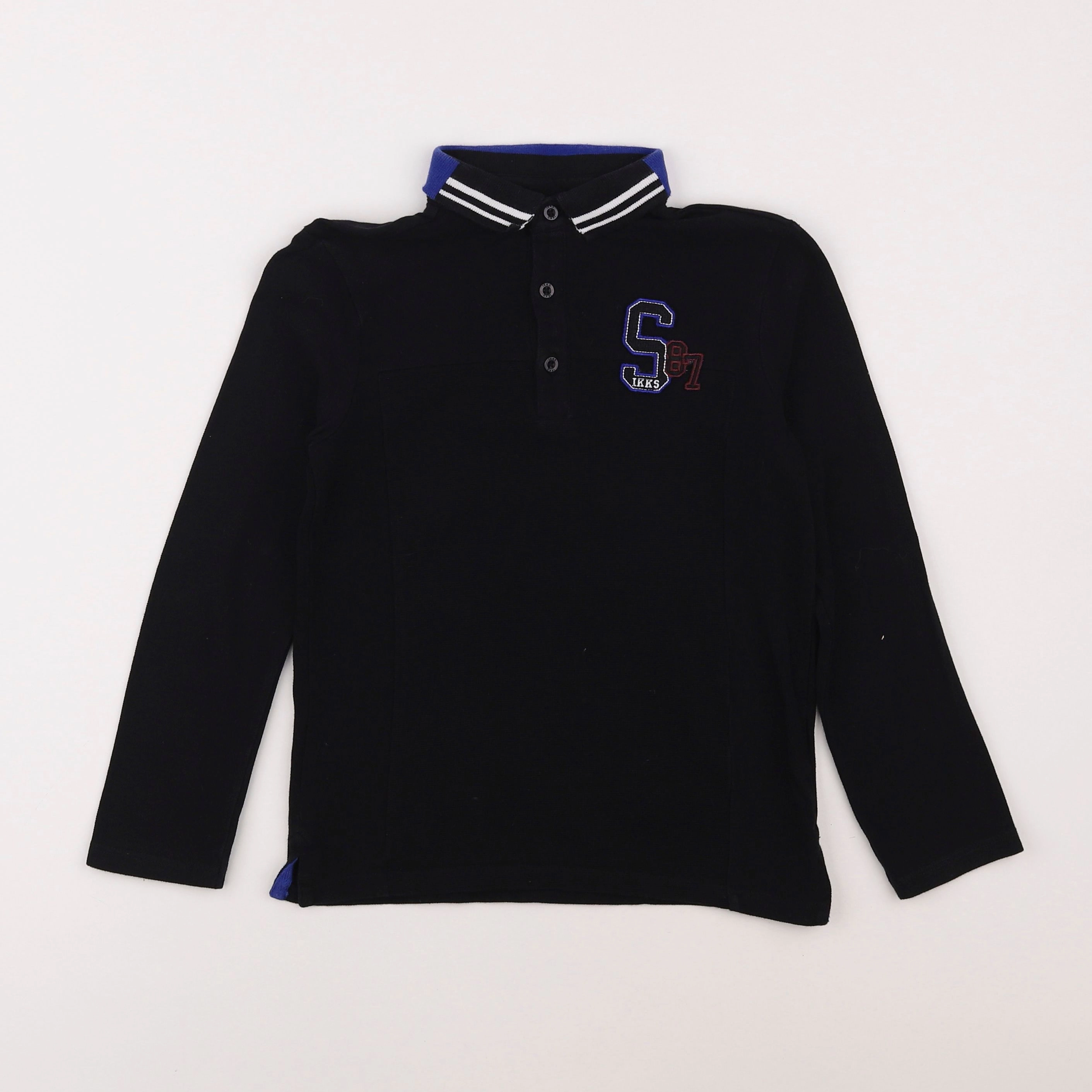 IKKS - polo imprimé au dos bleu - 8 ans