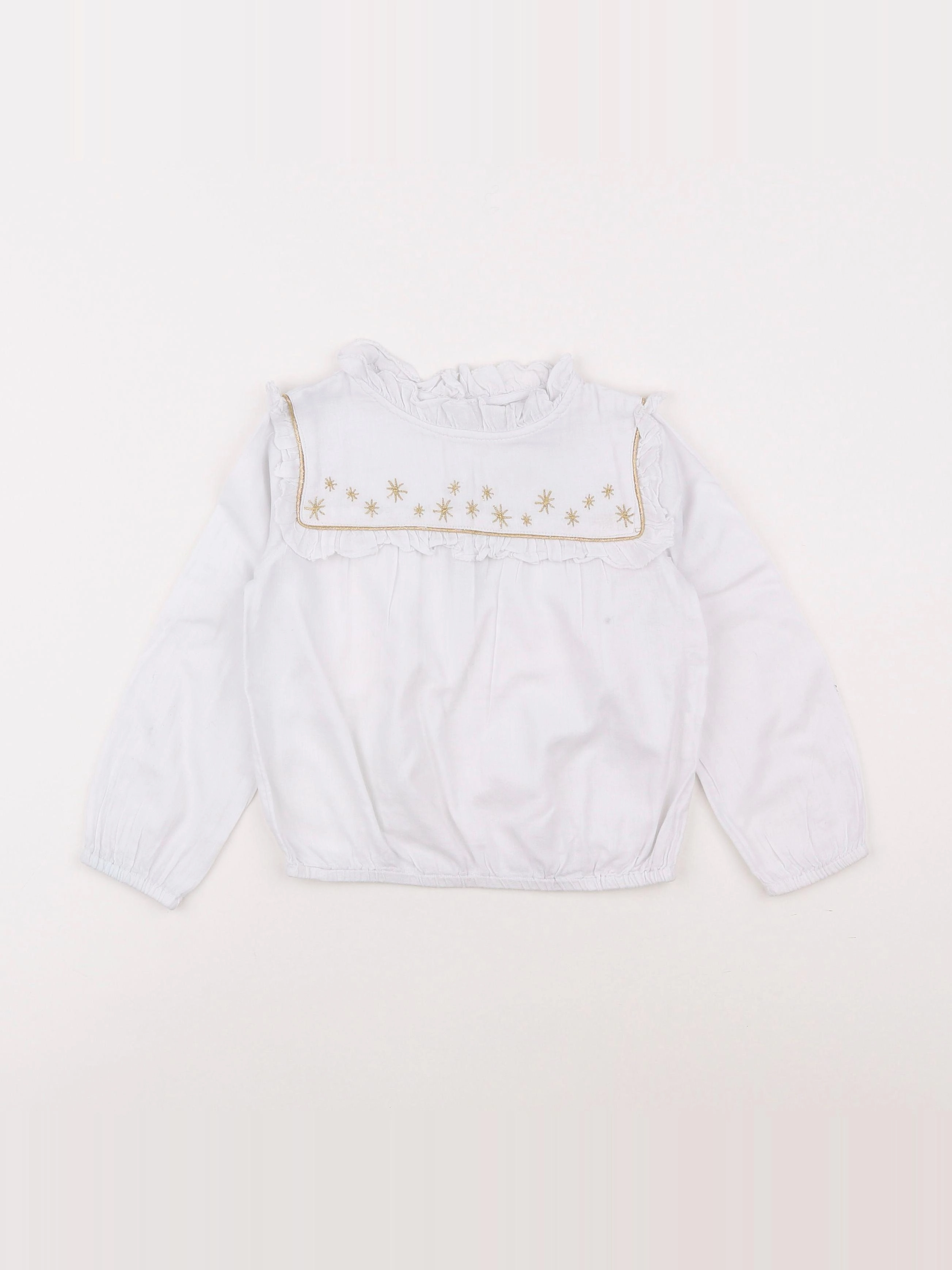 Vertbaudet - blouse blanc - 4 ans