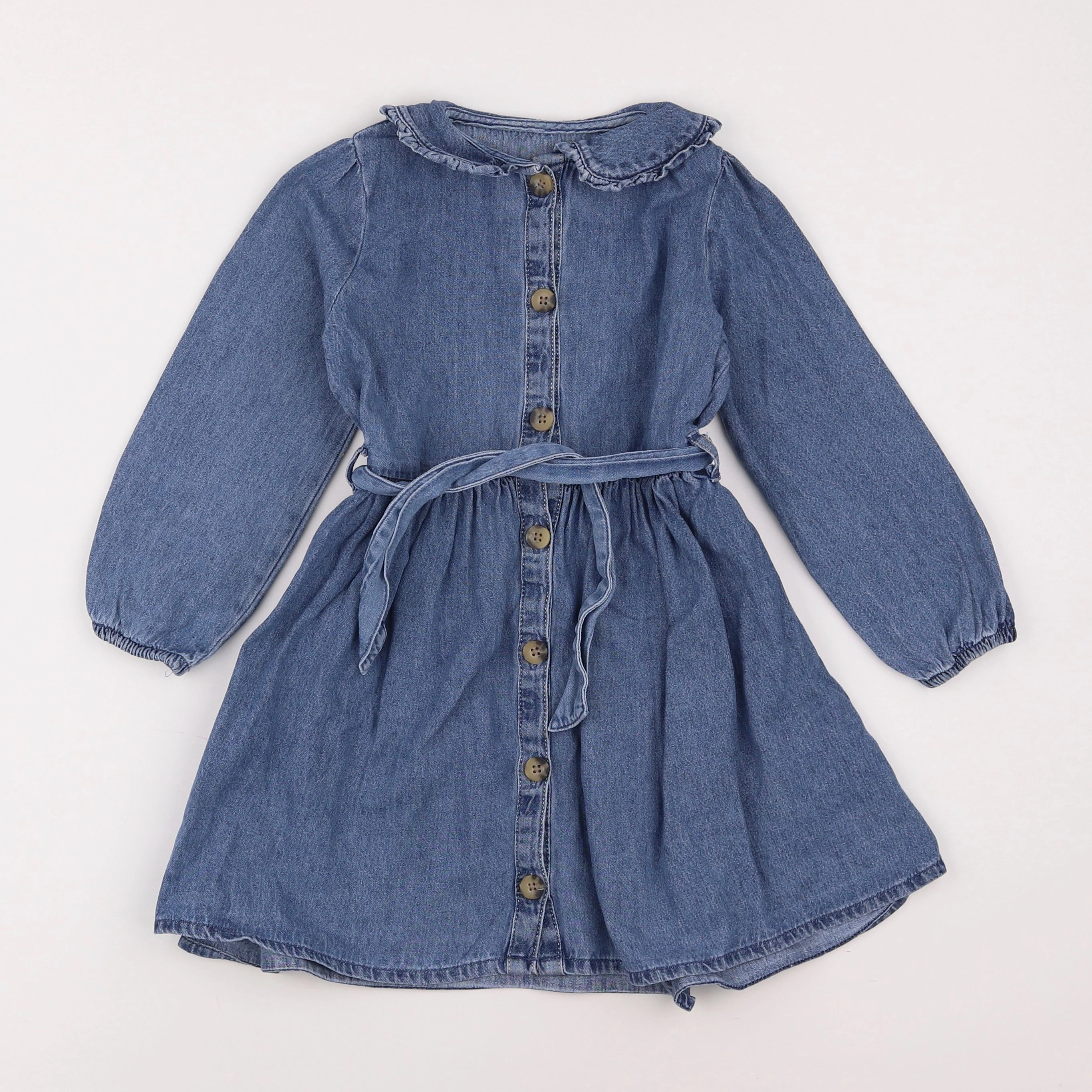 Vertbaudet - robe bleu - 5 ans