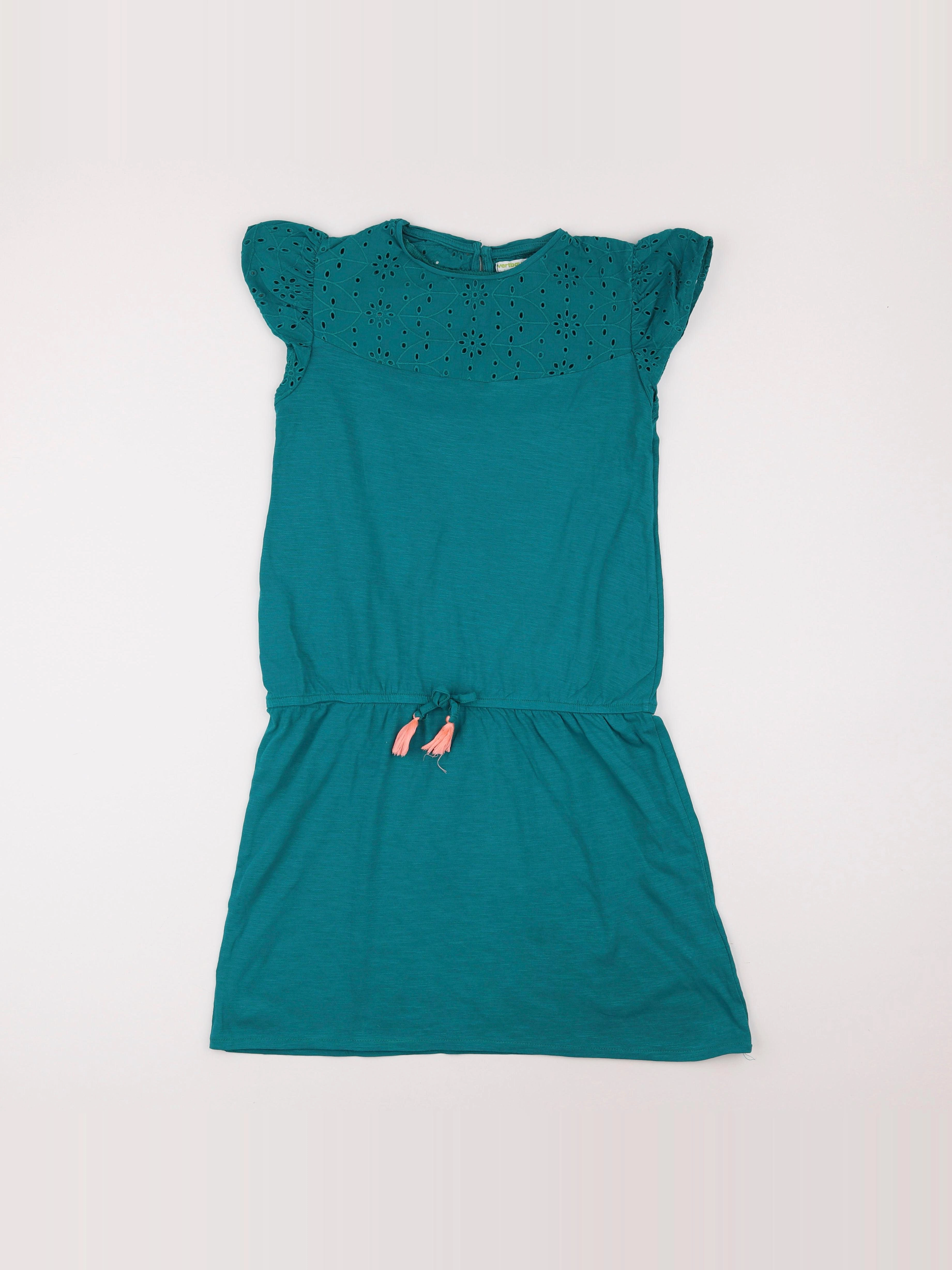Vertbaudet - robe vert - 14 ans
