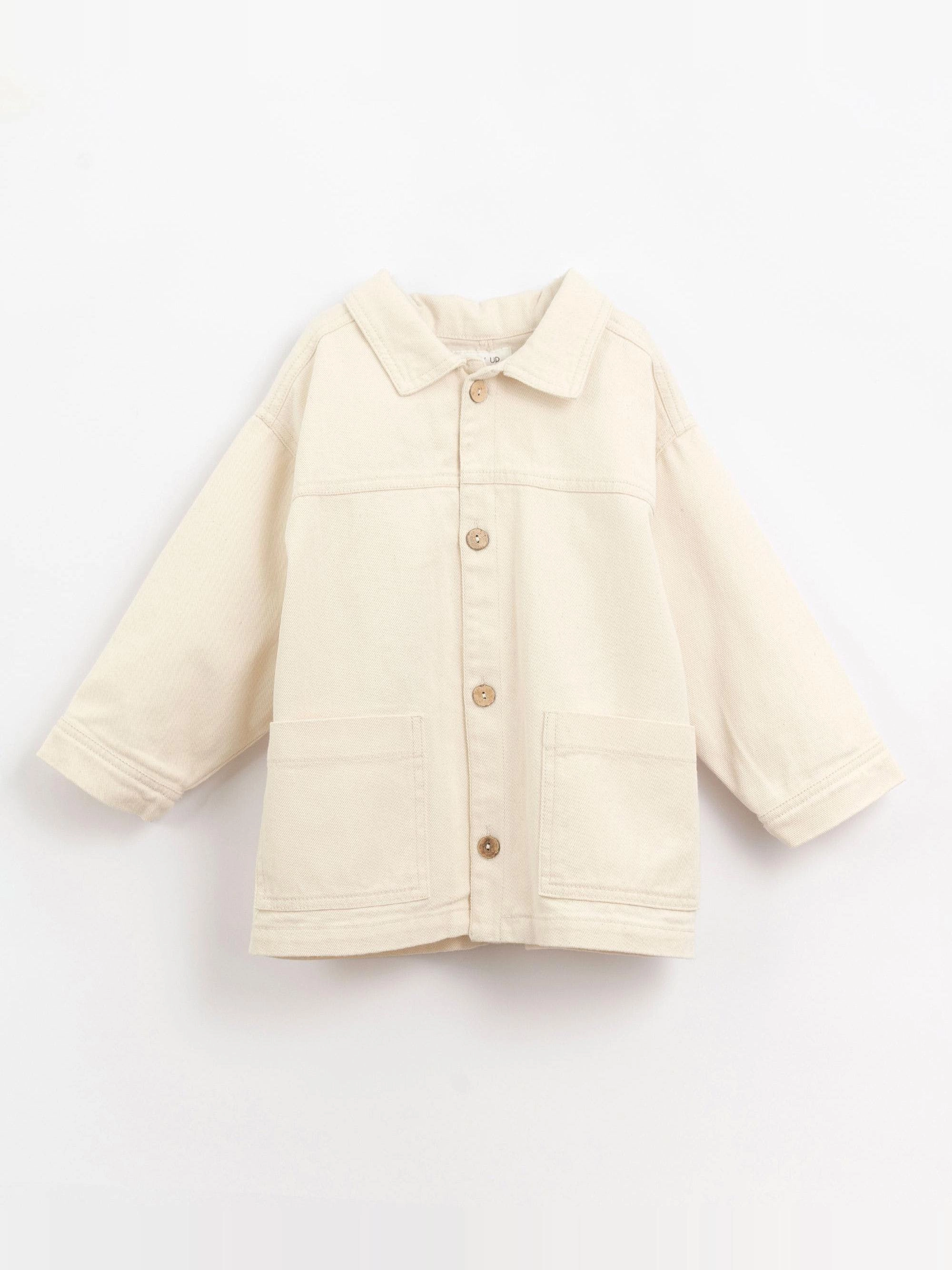 Play Up - Veste Denim Karité écru - 4 ans
