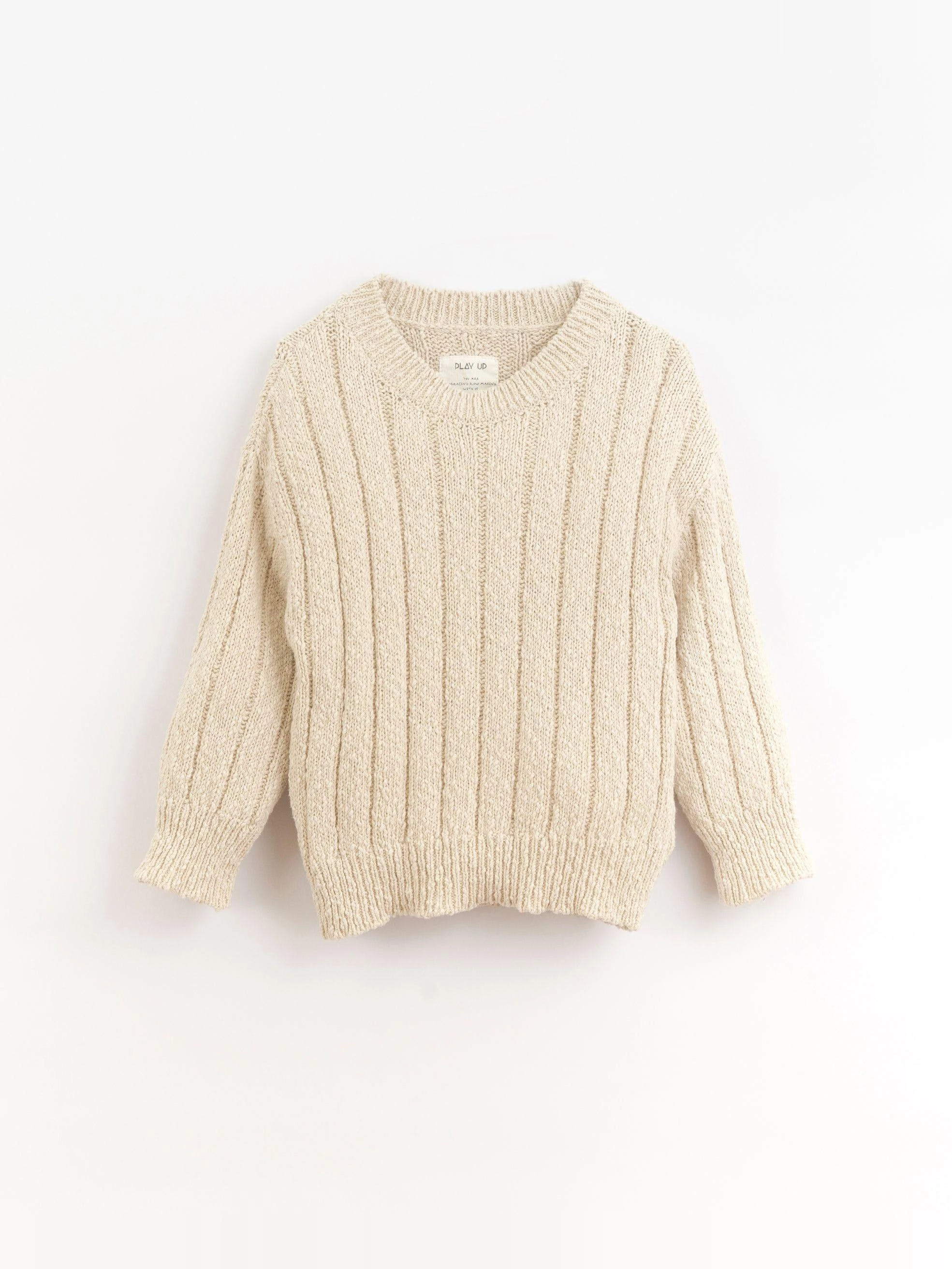 Play Up - Pull Tricot beige - 3 ans