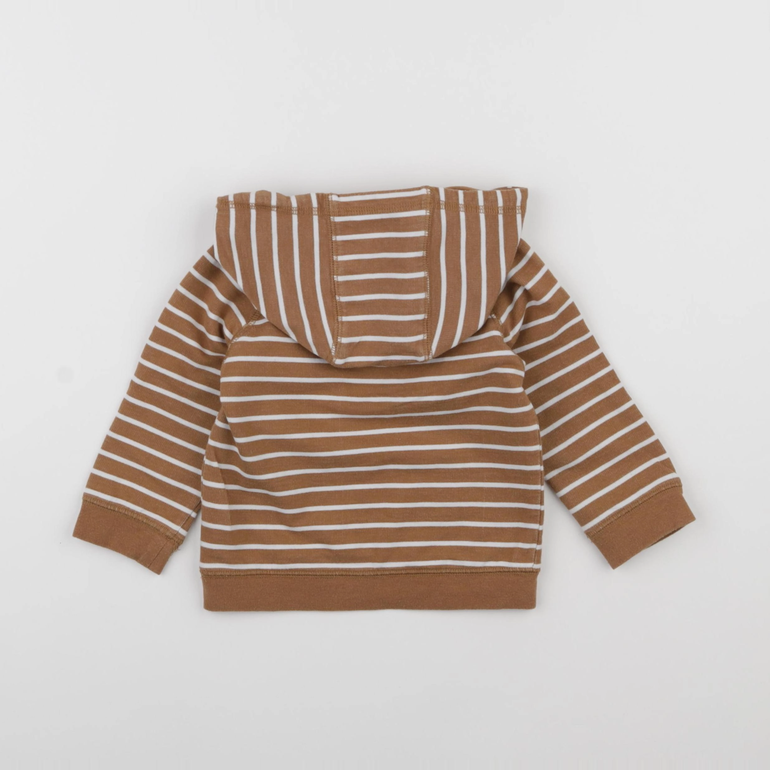 Vertbaudet - sweat marron - 18 mois