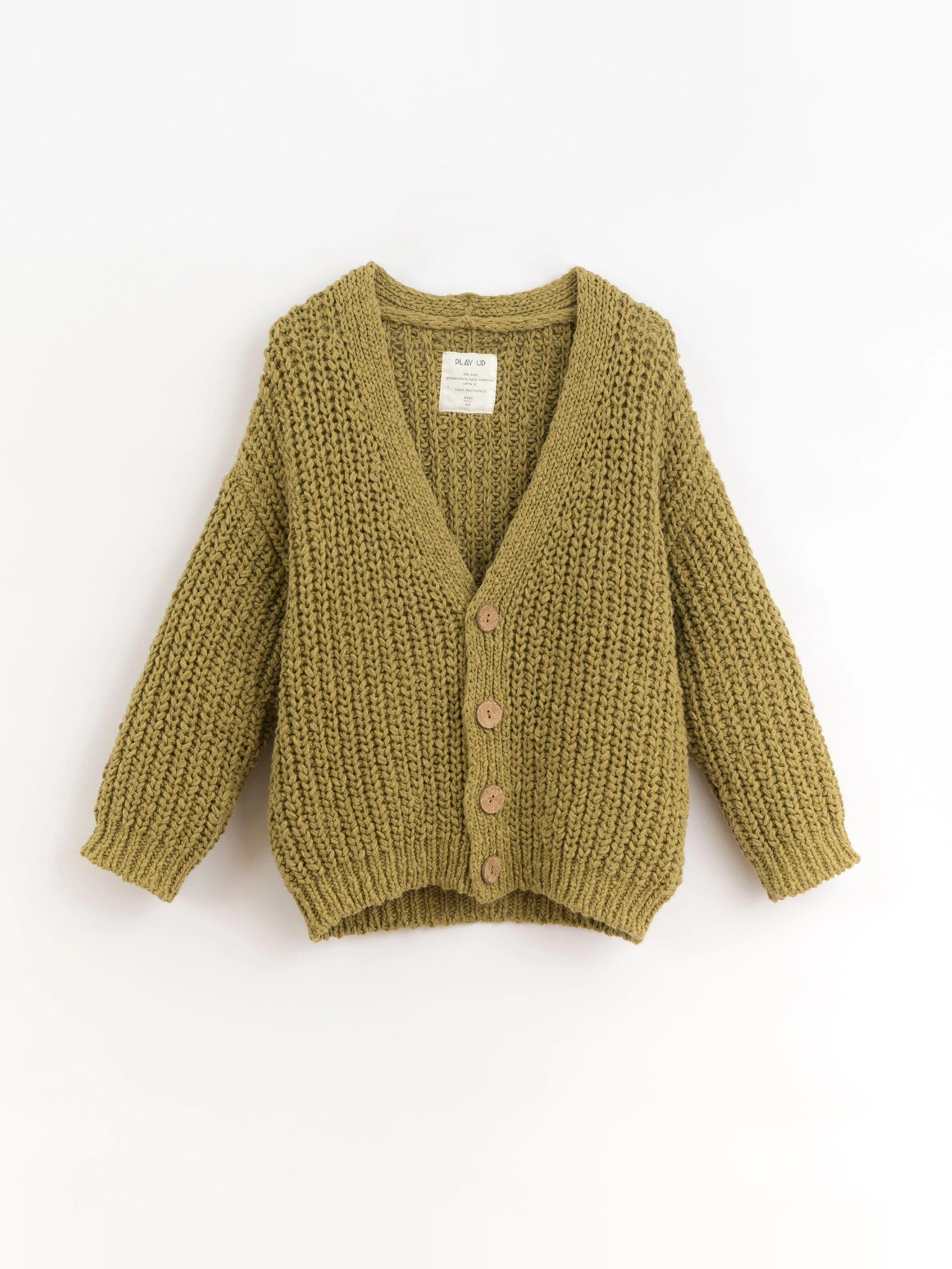 Play Up - Gilet Tricot vert - 3 ans