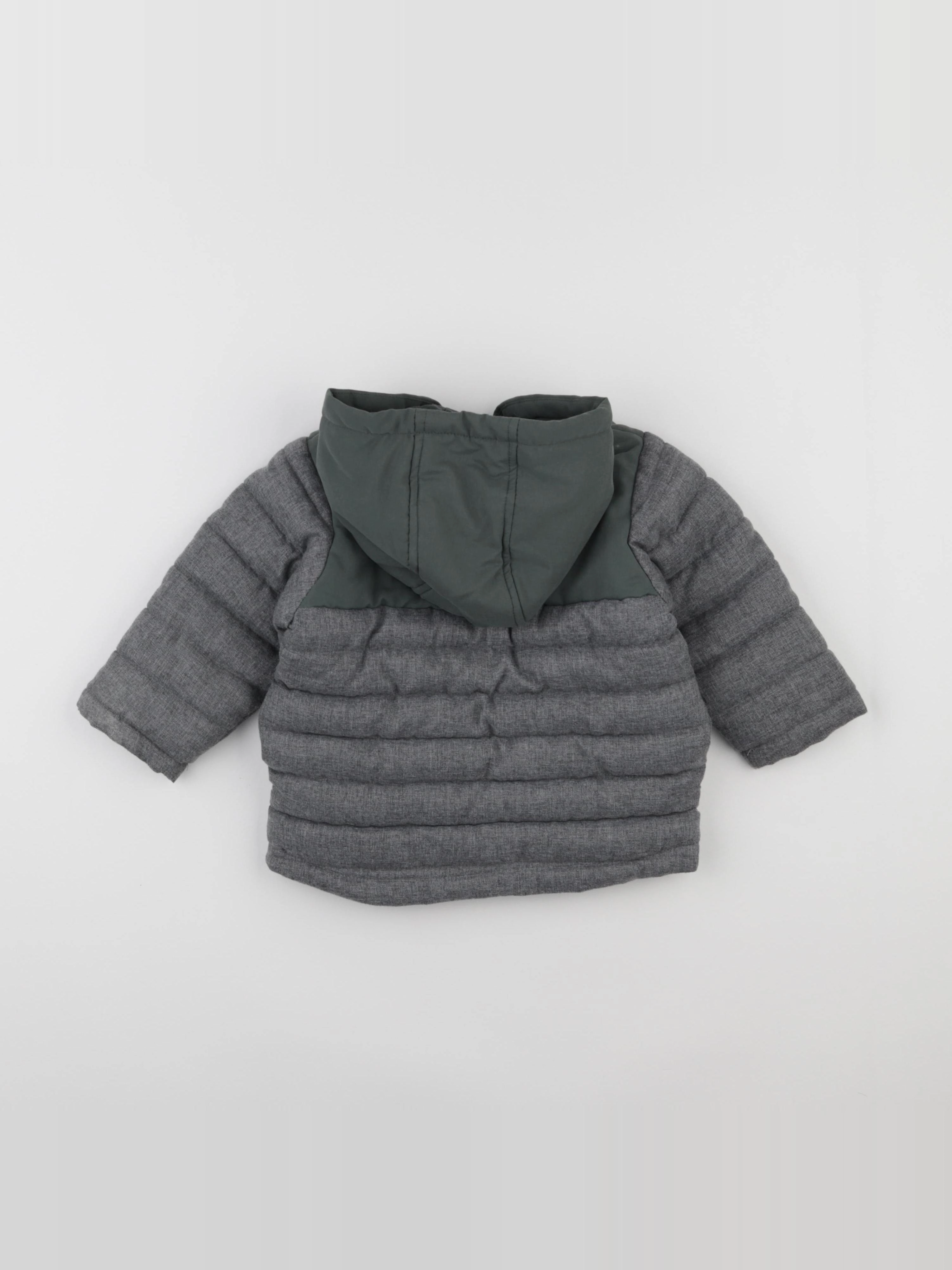 Vertbaudet - manteau gris - 18 mois