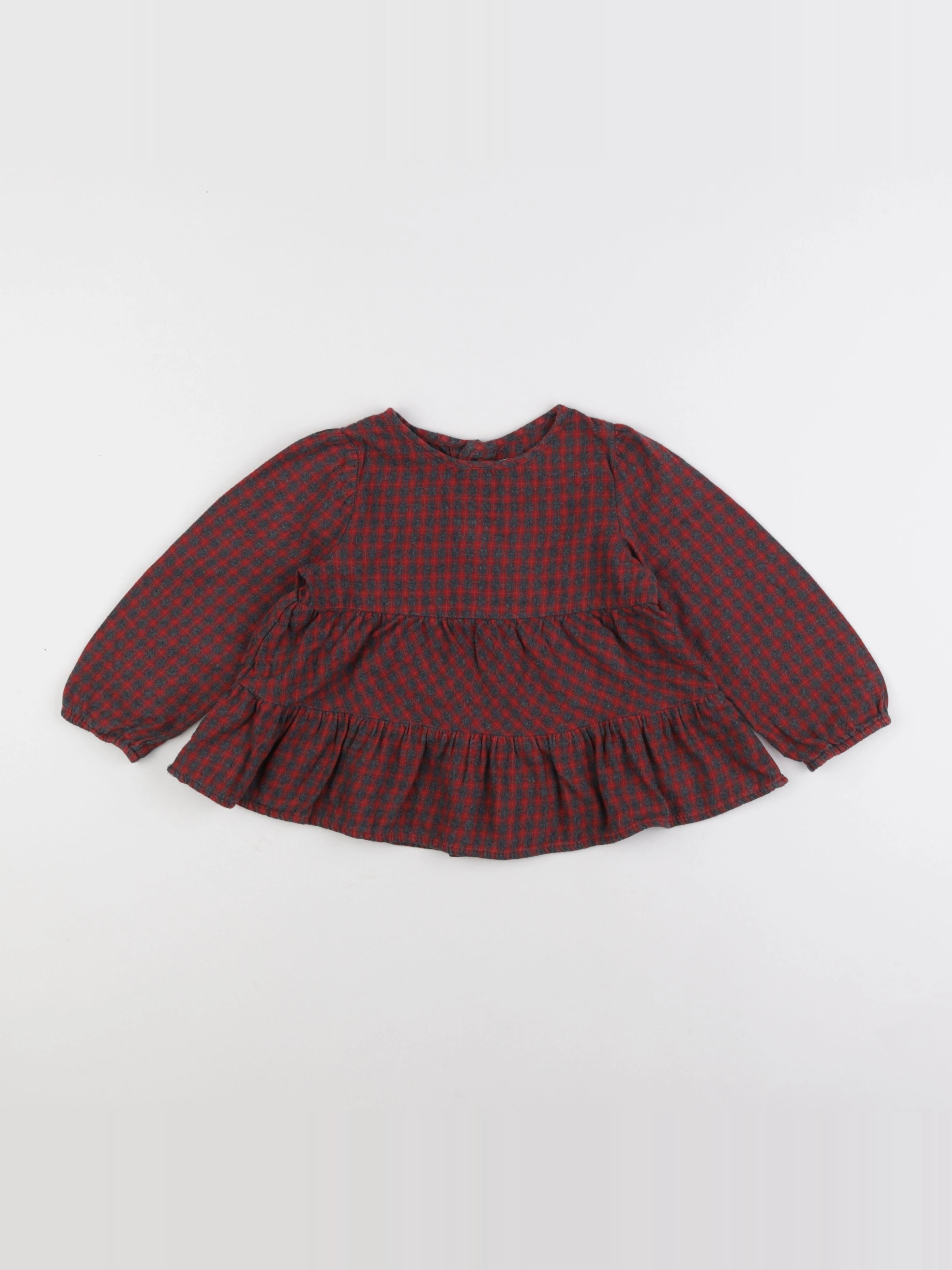 Zara - blouse rouge - 3/4 ans