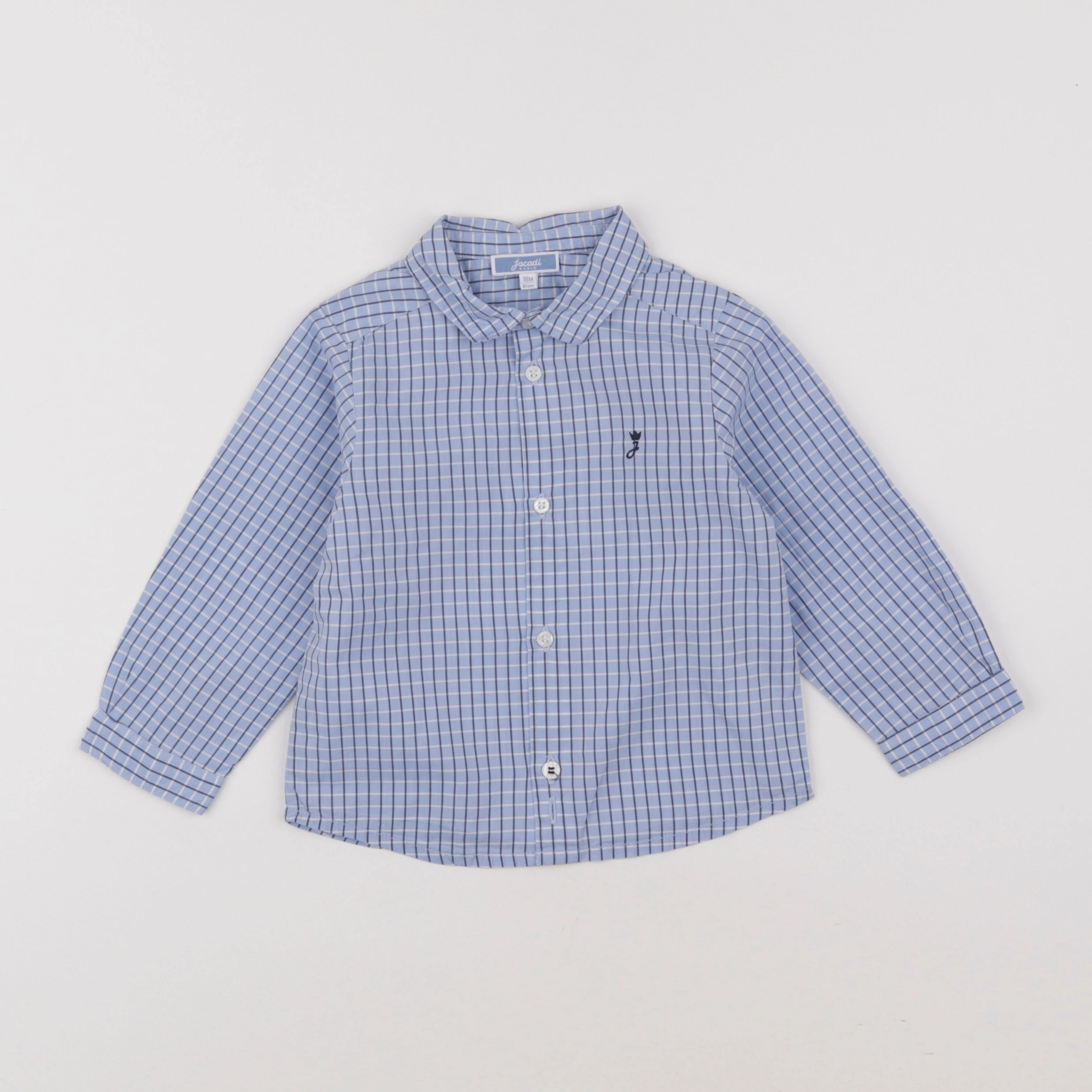 Jacadi - chemise bleu - 18 mois