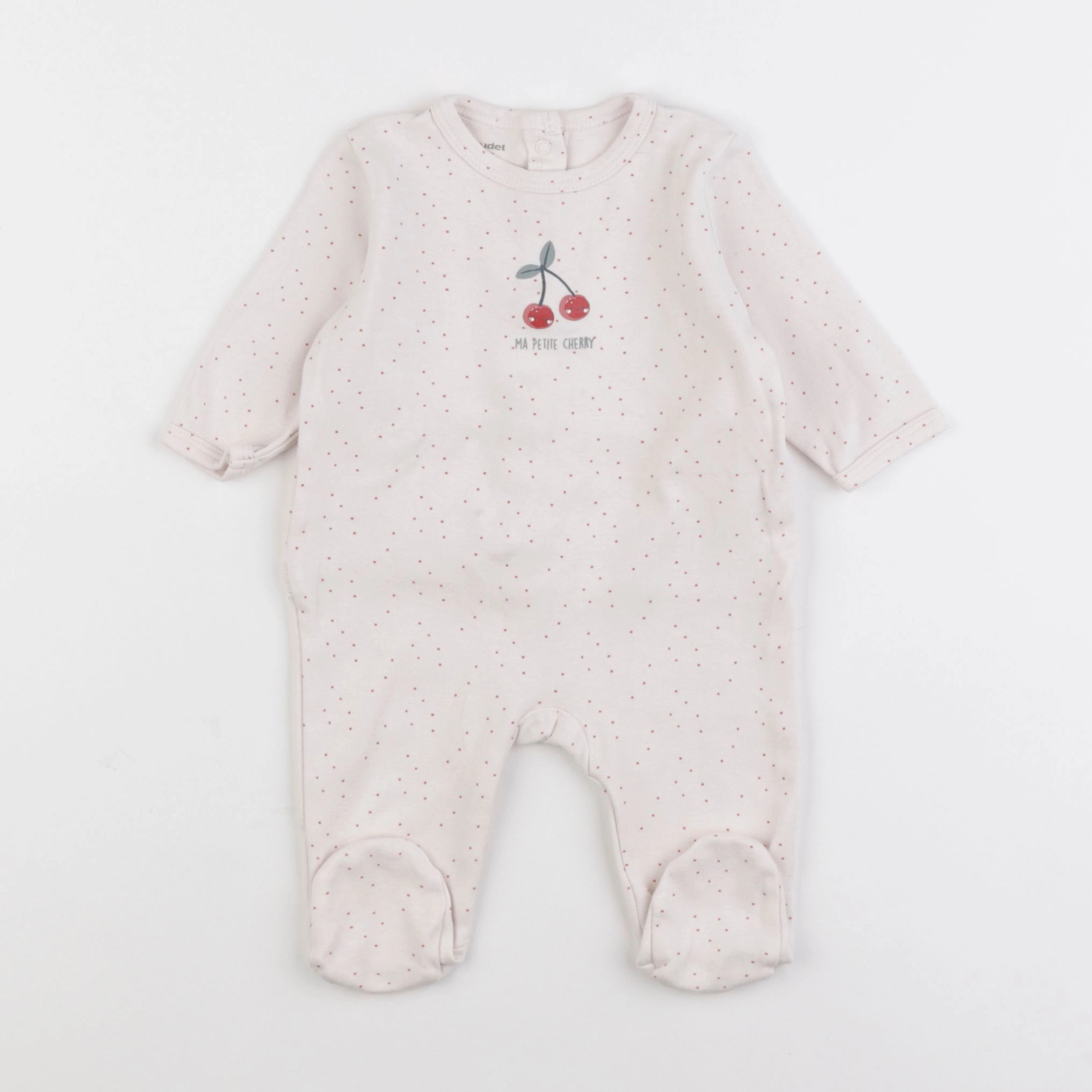 Vertbaudet - pyjama coton rose - 3 mois