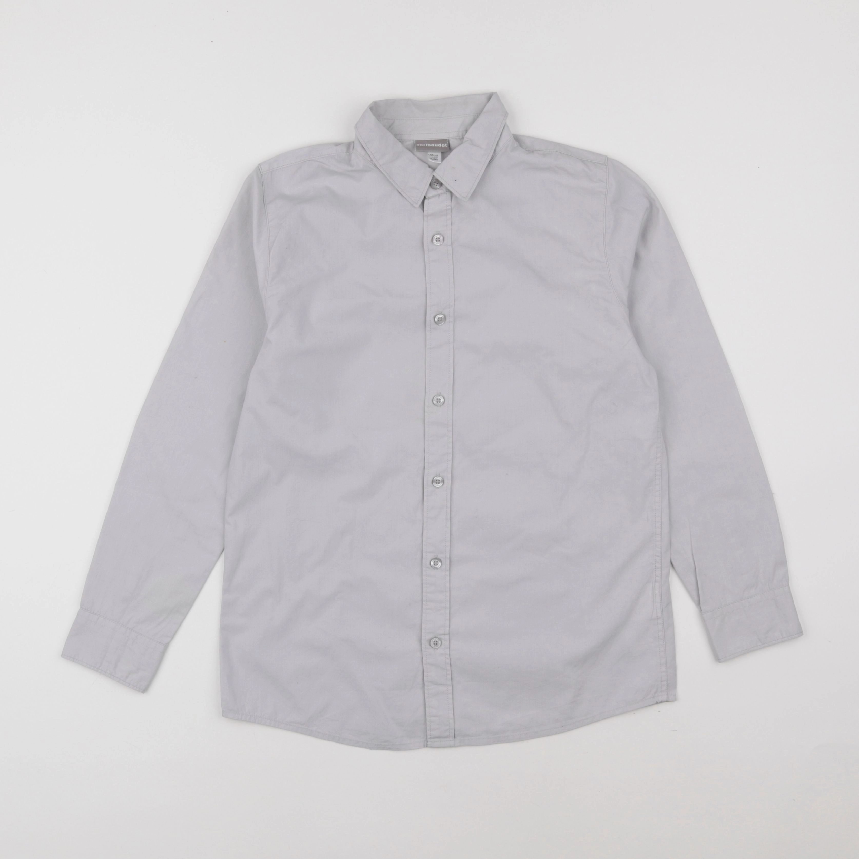 Vertbaudet - chemise gris - 12 ans