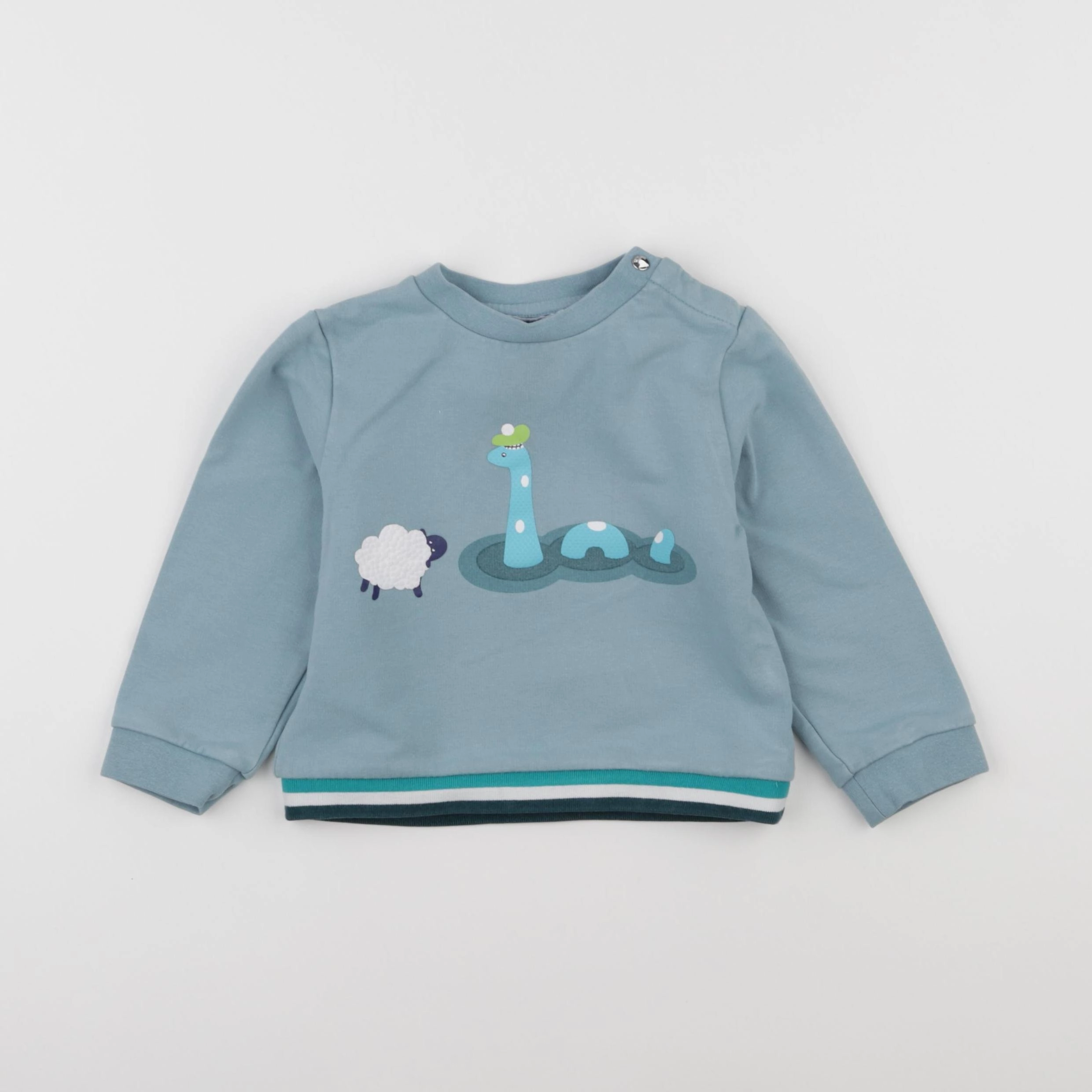 Jacadi - sweat bleu - 2 ans