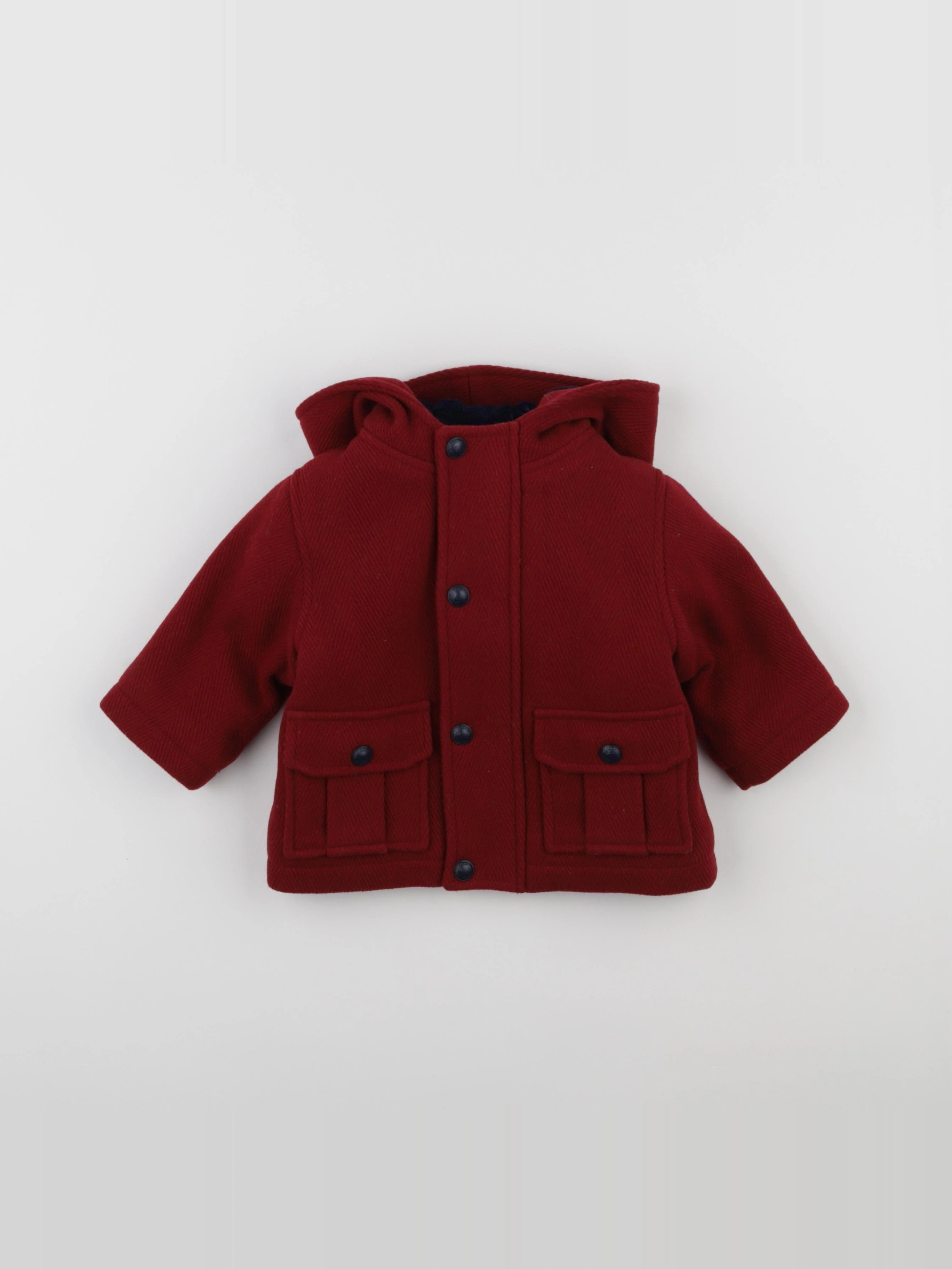 Jacadi - manteau rouge - 6 mois