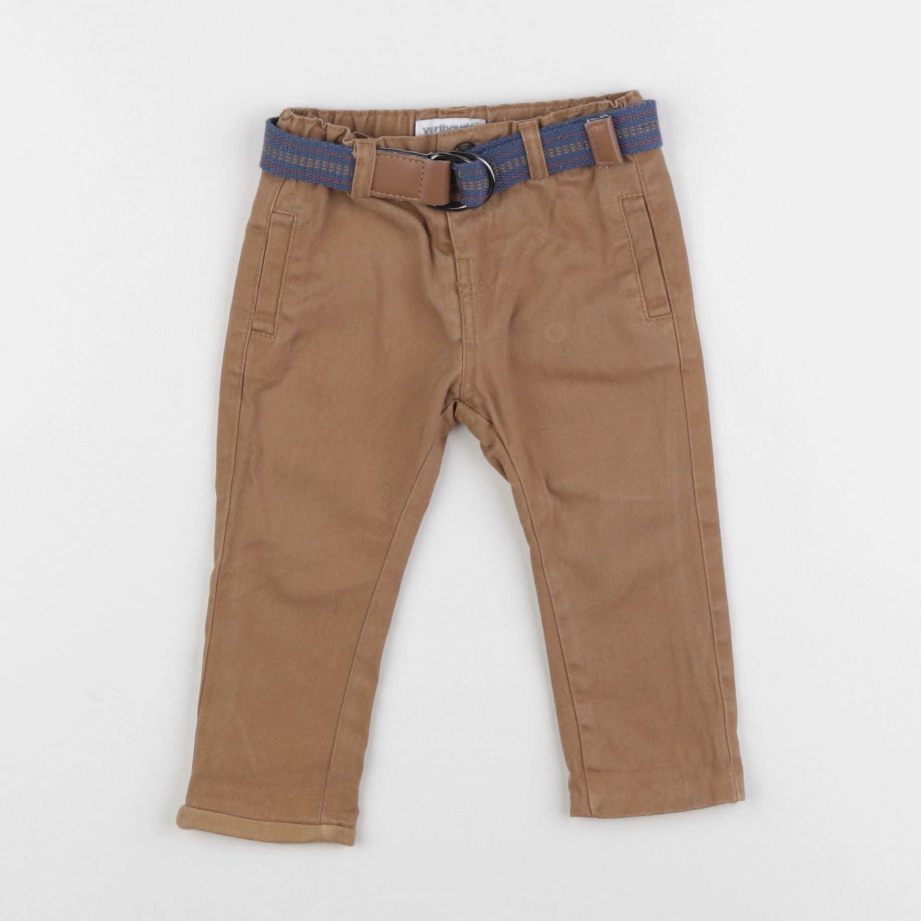 Vertbaudet - pantalon marron - 6 mois