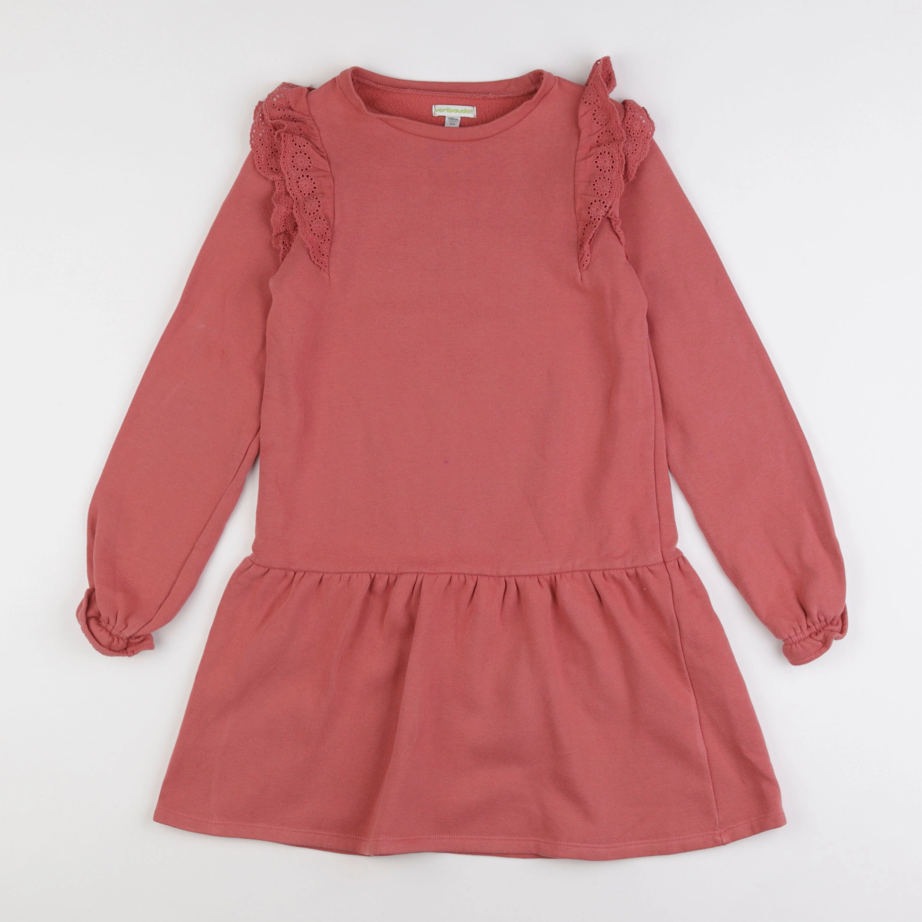 Vertbaudet - robe rose - 10 ans