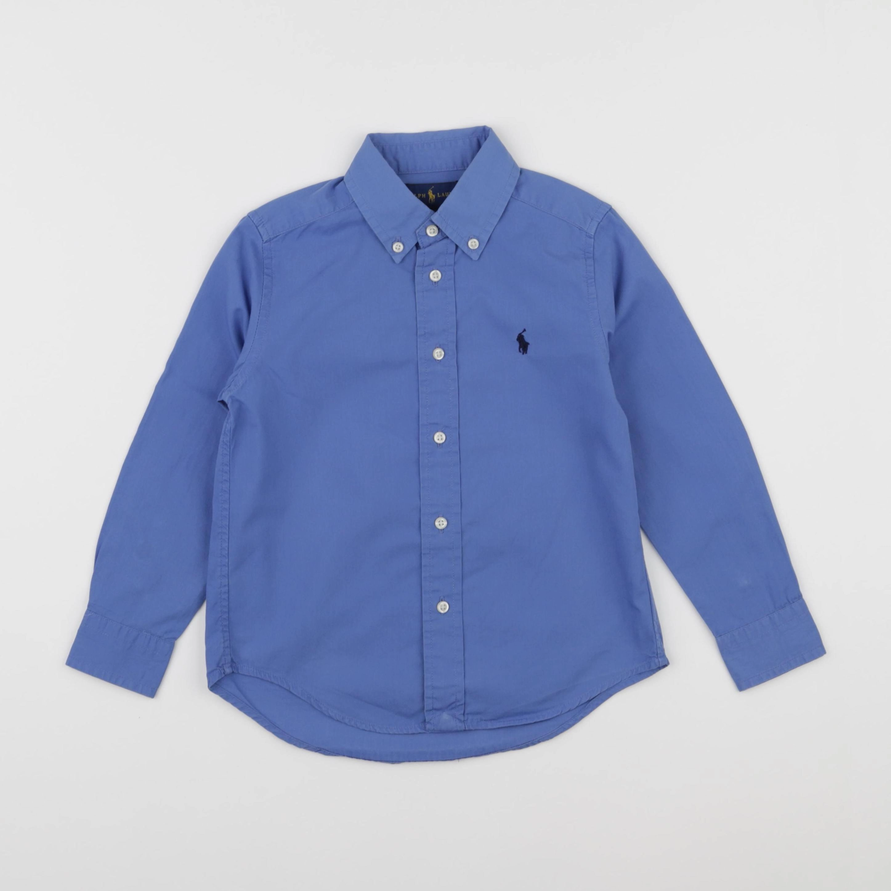 Ralph Lauren - chemise bleu - 5 ans