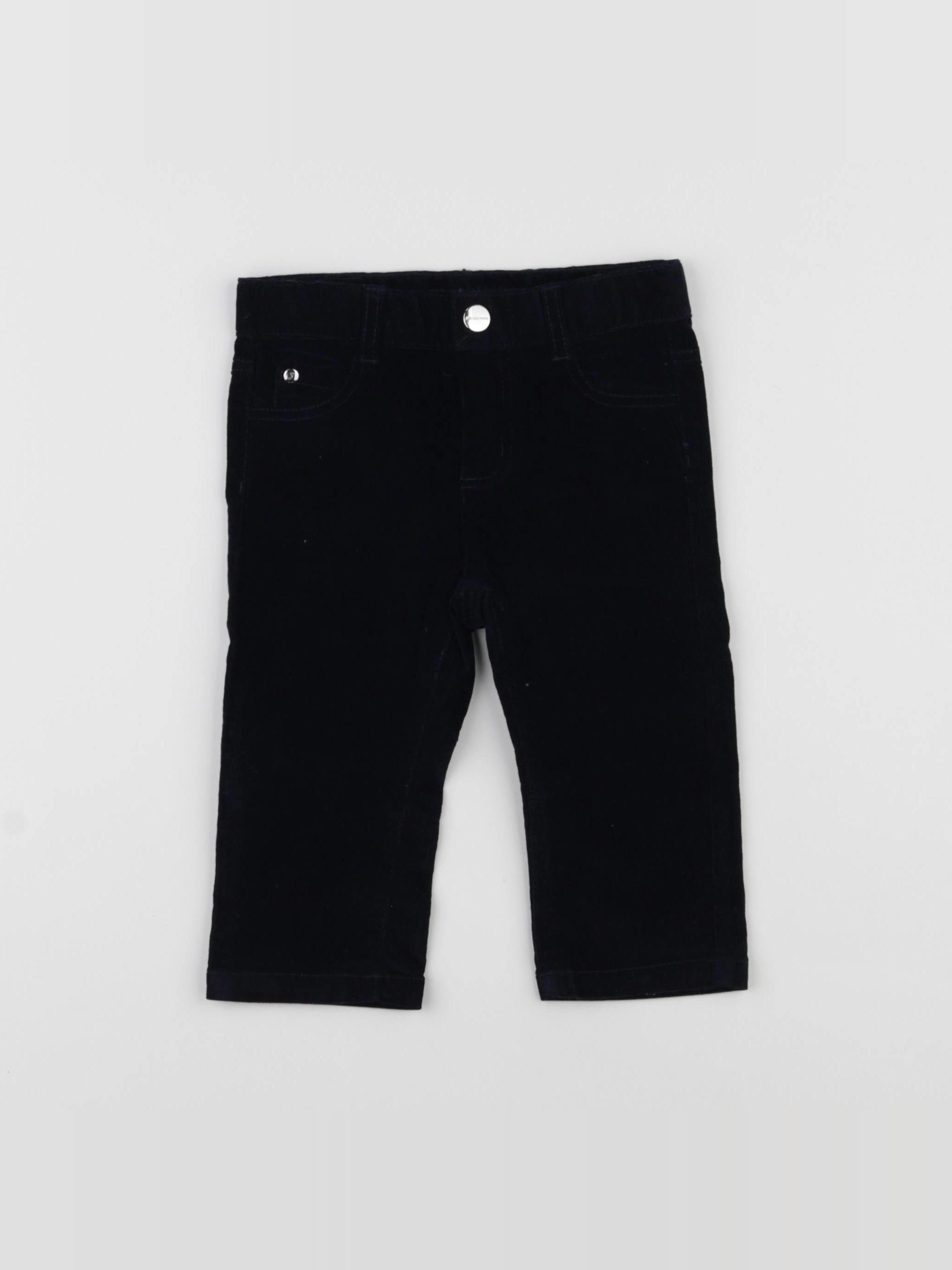 Jacadi - pantalon bleu - 12 mois