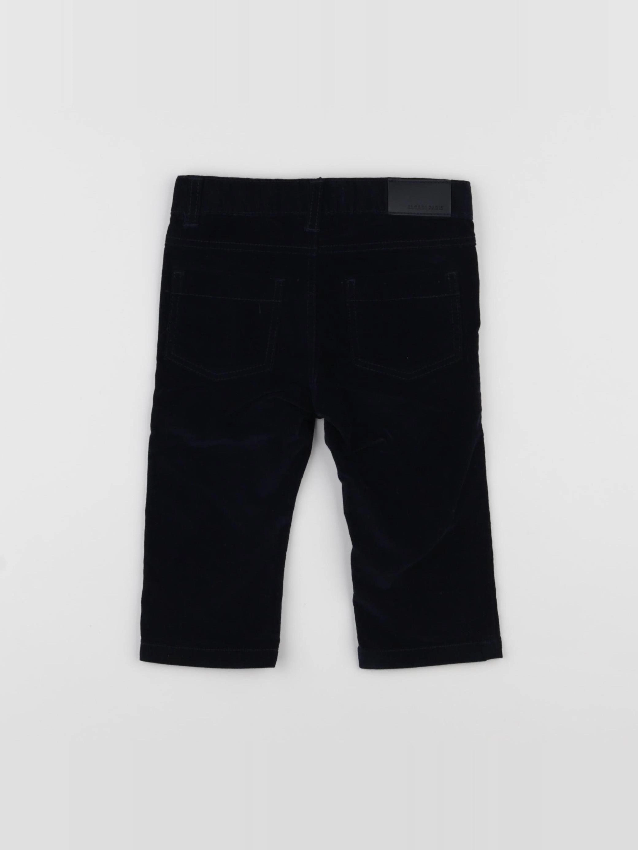 Jacadi - pantalon bleu - 12 mois