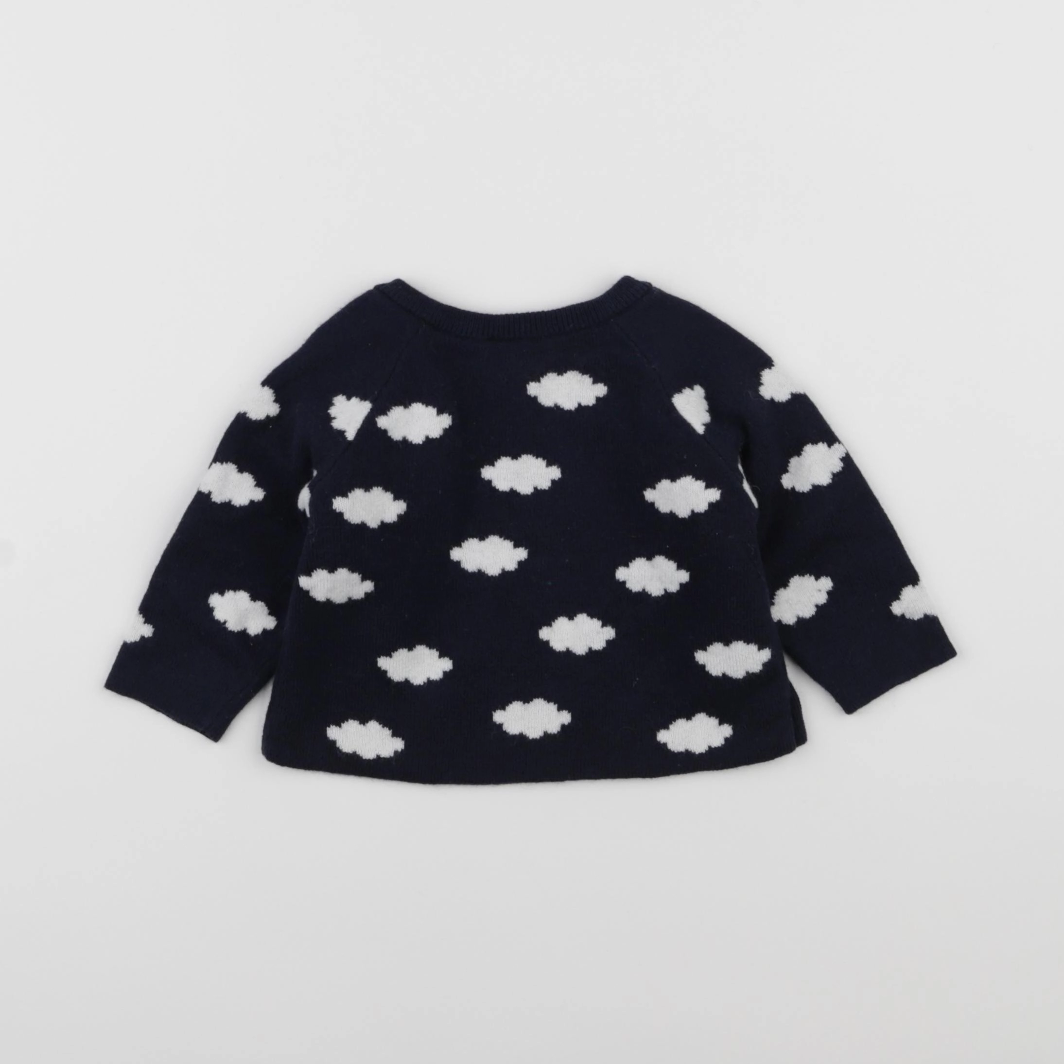 Jacadi - pull bleu - 6 mois