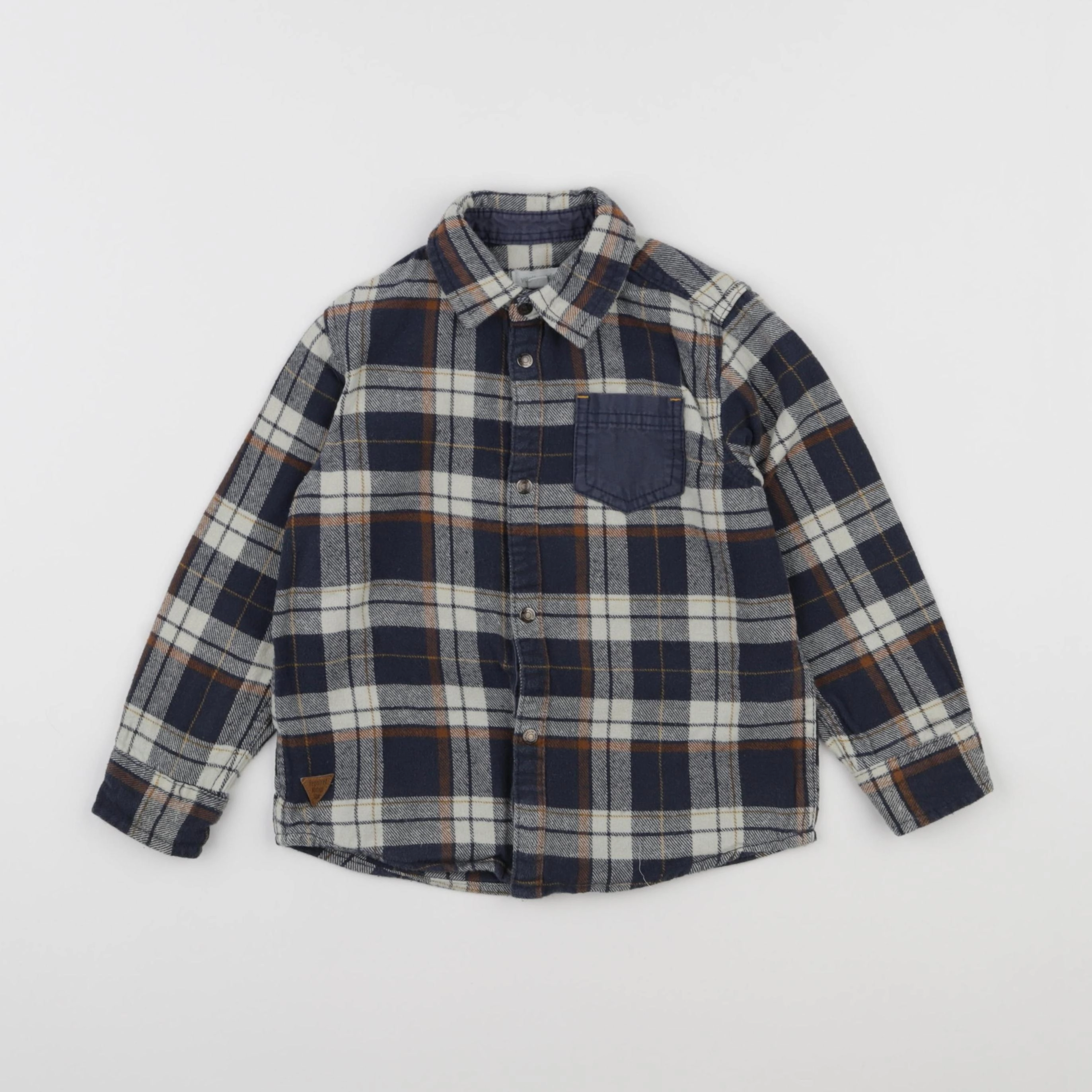 Vertbaudet - chemise multicolore - 5 ans