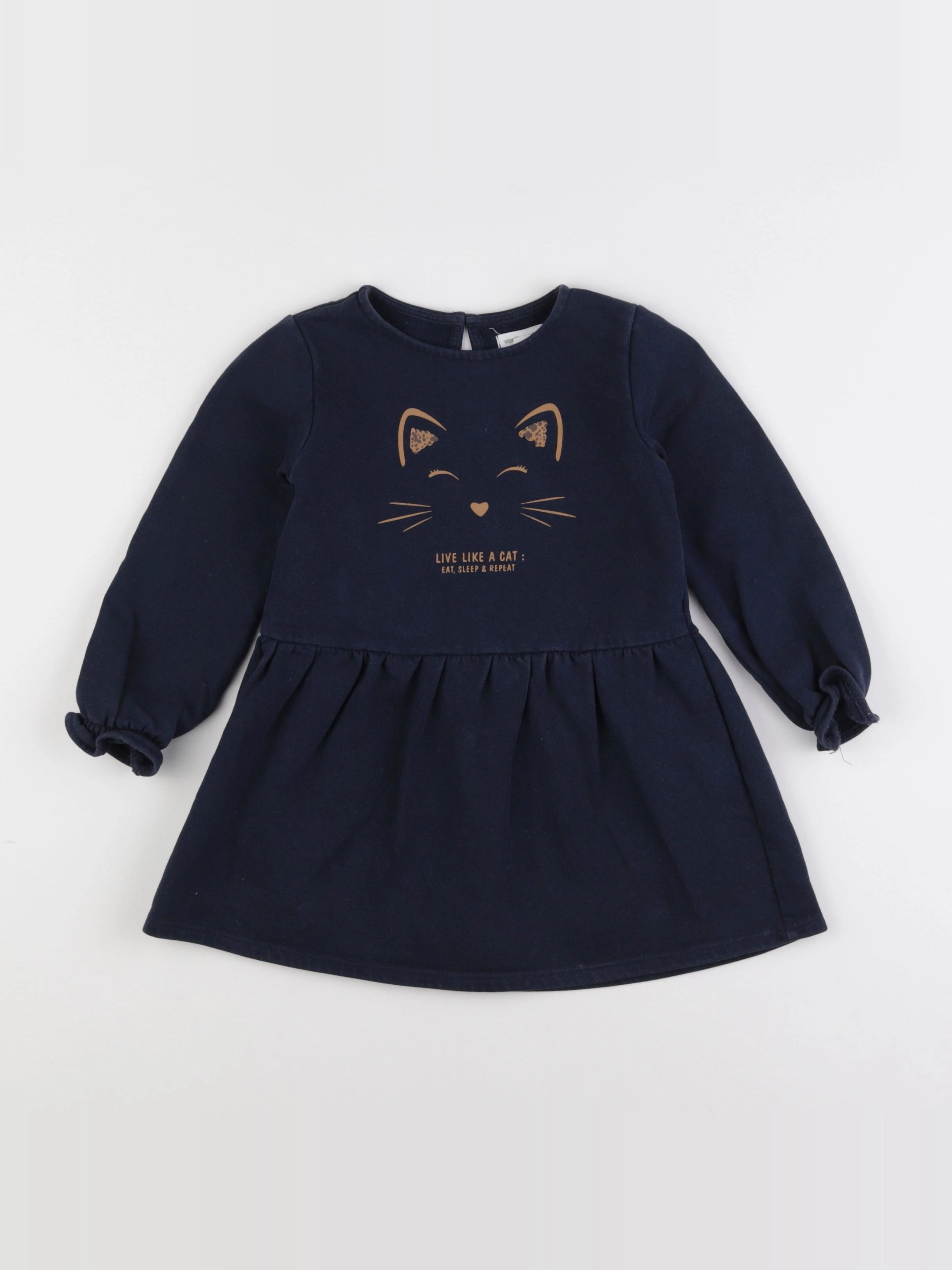 Vertbaudet - robe bleu - 3 ans